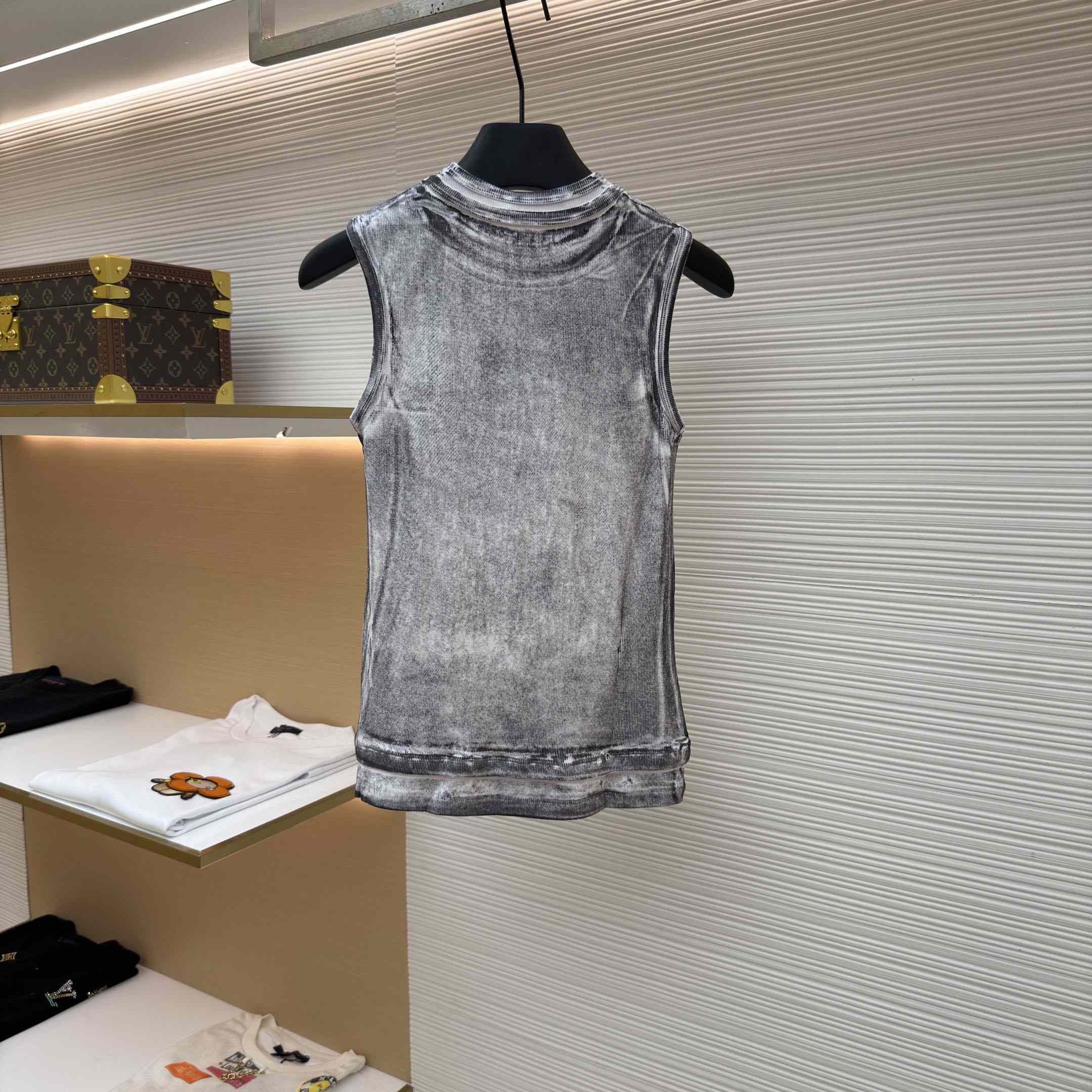 Acne Studios Layered Logo Tank Top - DesignerGu