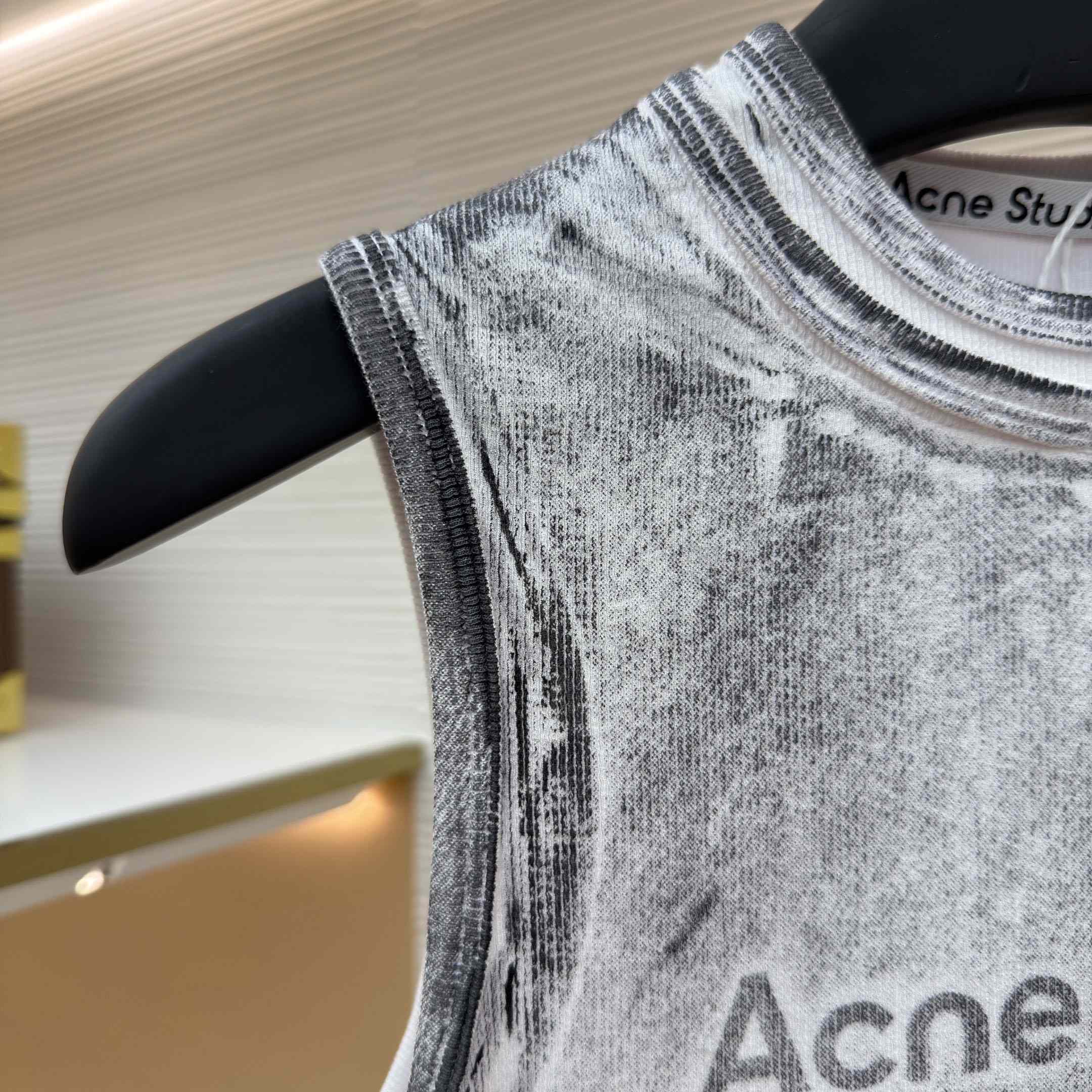 Acne Studios Layered Logo Tank Top - DesignerGu