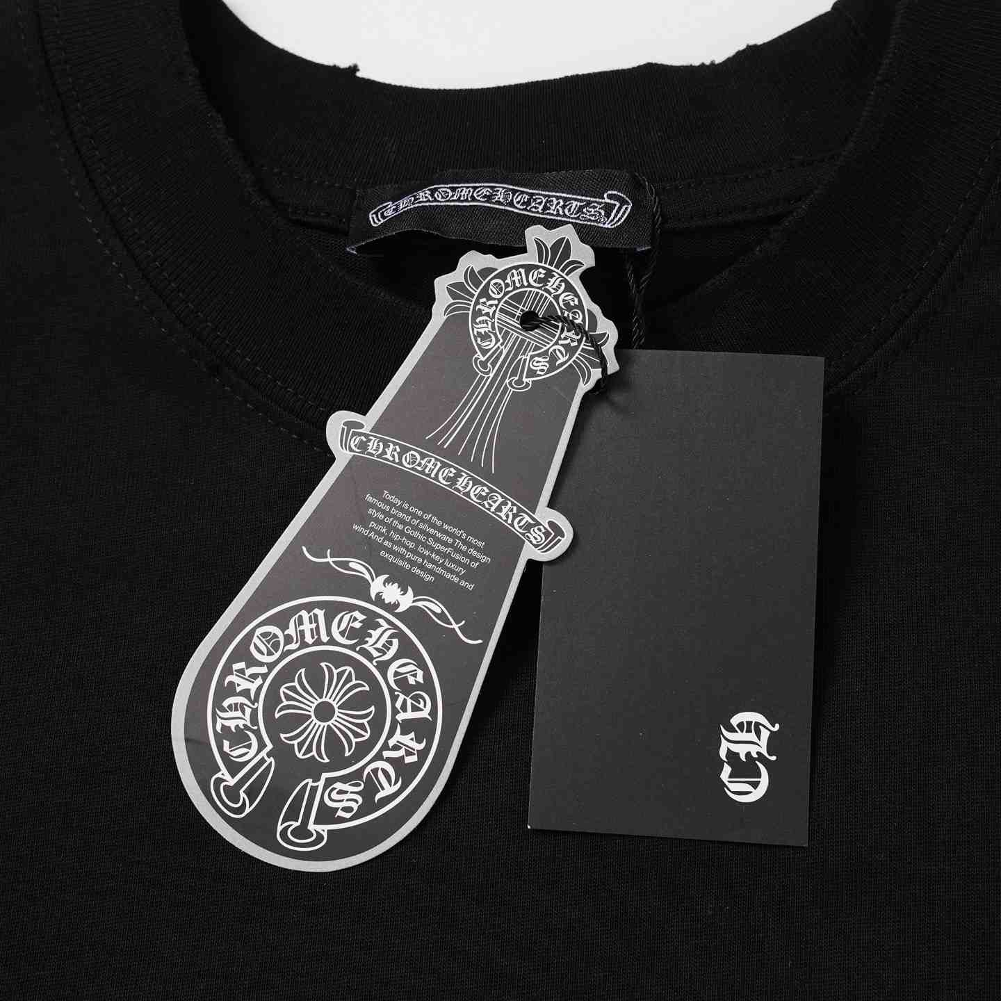 Chrome Hearts Embroidered T-Shirt 'Black' - DesignerGu
