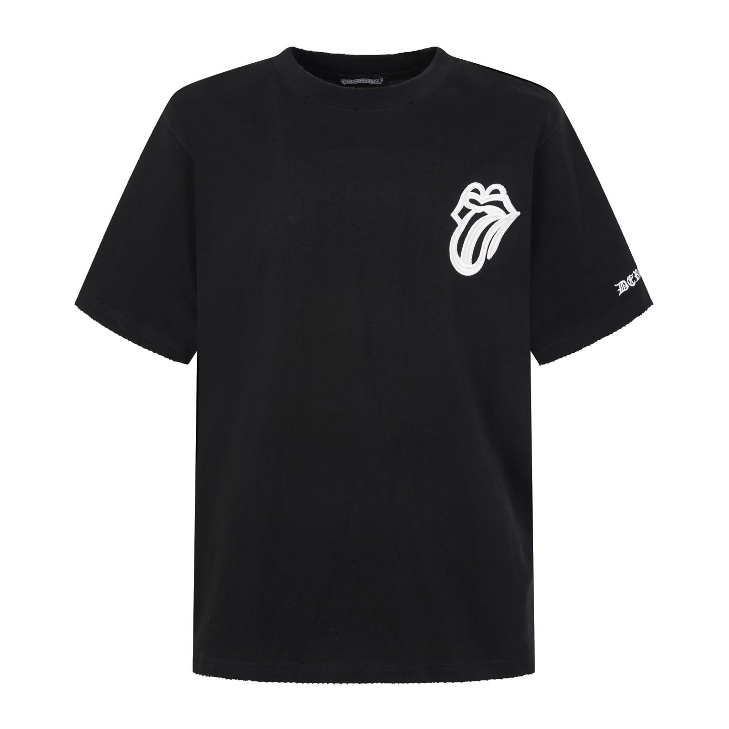 Chrome Hearts Embroidered T-Shirt 'Black' - DesignerGu