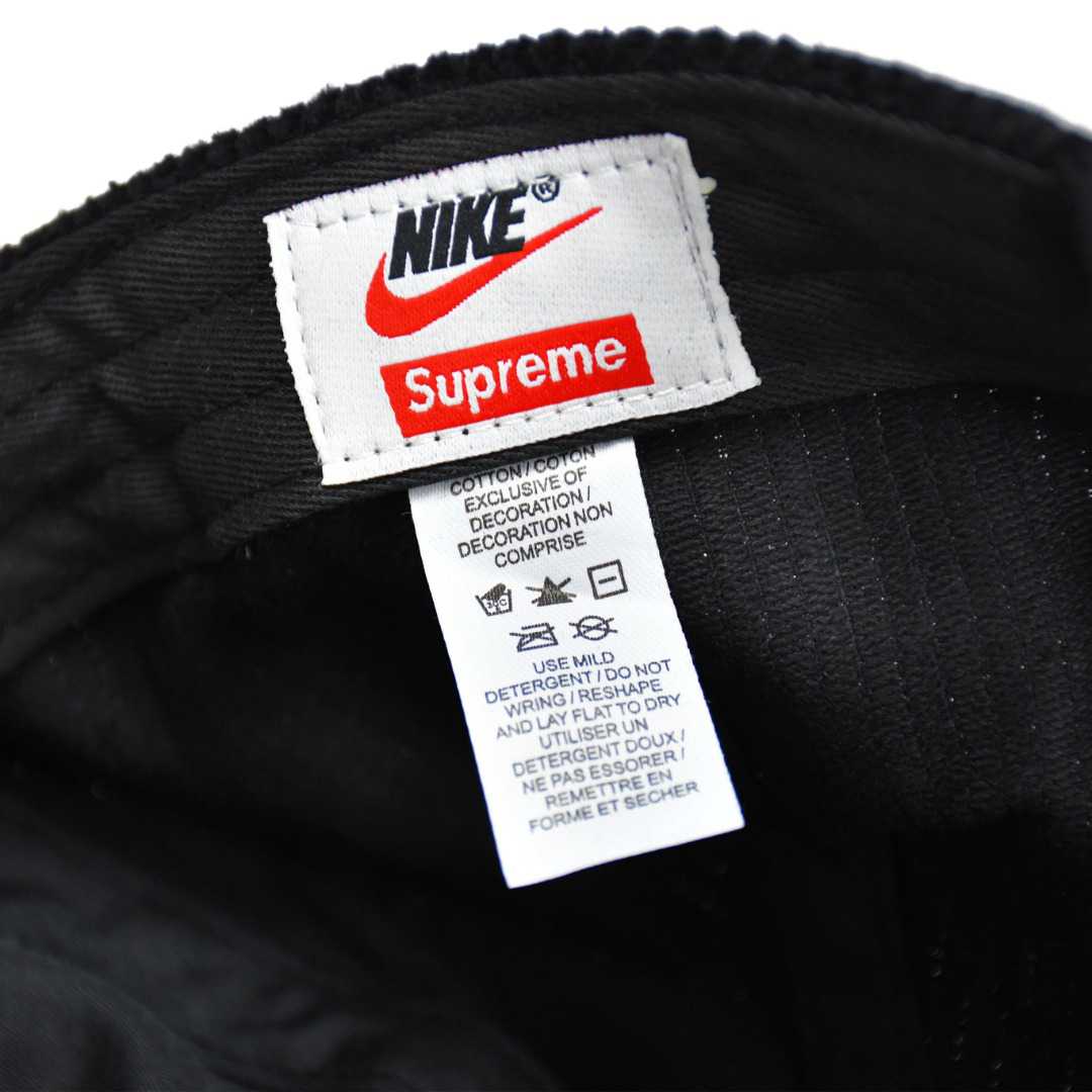 Supreme x Nike Arc Corduroy 6-Panel 'Black' - DesignerGu