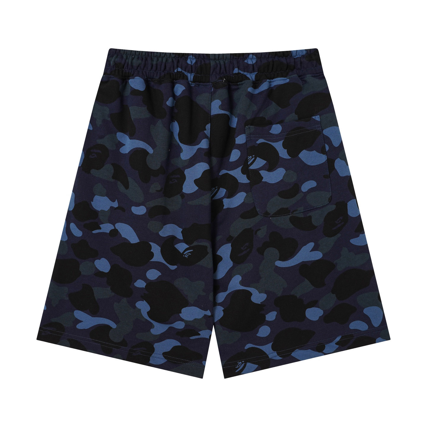 Bape Color Camo Metal Ape Head Relaxed Fit Sweat Shorts  - DesignerGu