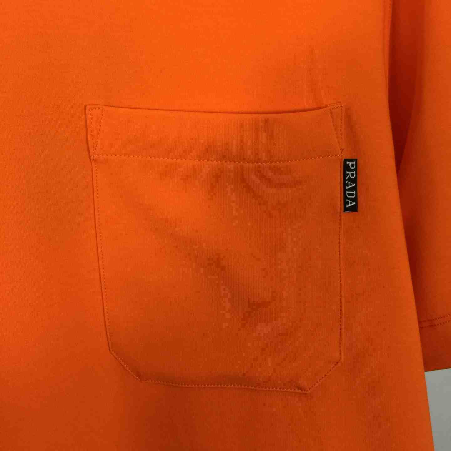 Prada Cotton Pocket T-Shirt - DesignerGu