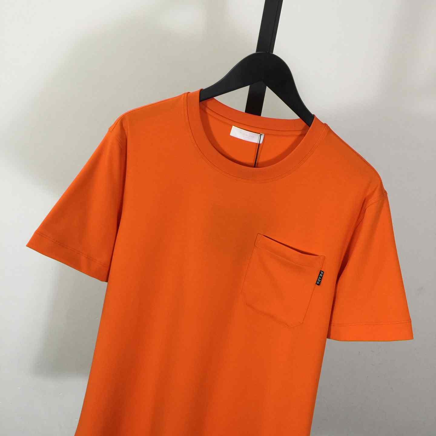Prada Cotton Pocket T-Shirt - DesignerGu