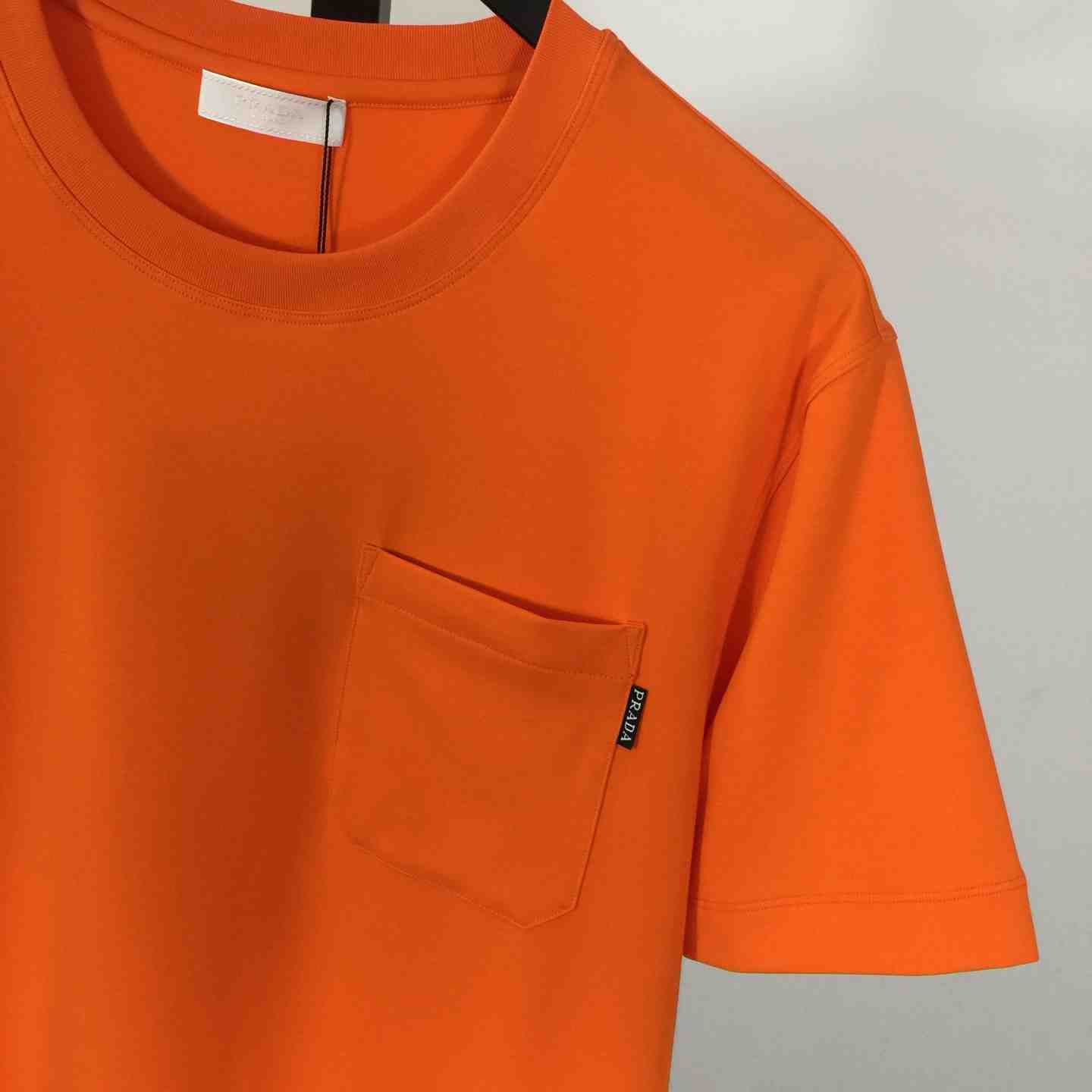 Prada Cotton Pocket T-Shirt - DesignerGu