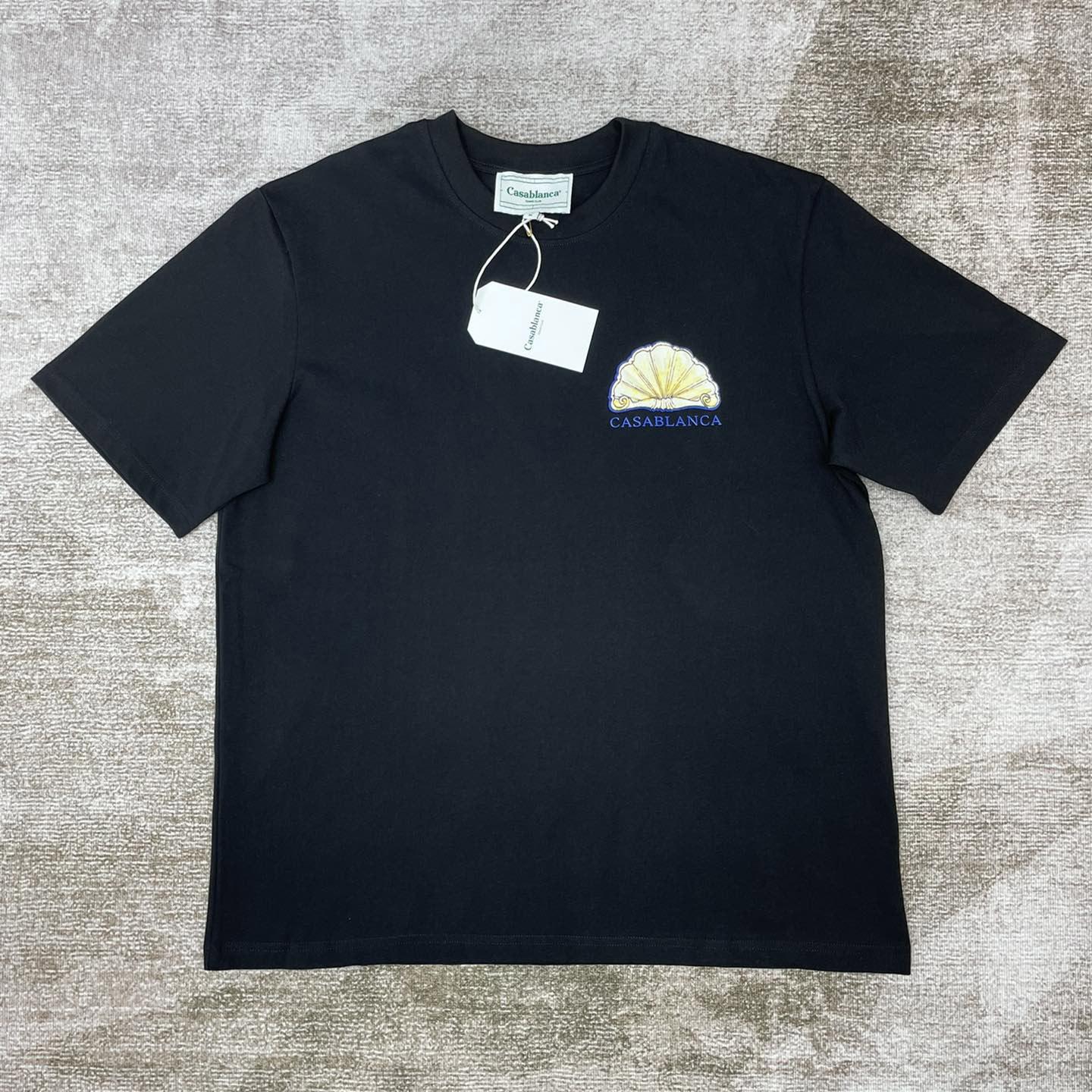 Casablanca Cotton Sunrise Print T-Shirt C469 - DesignerGu