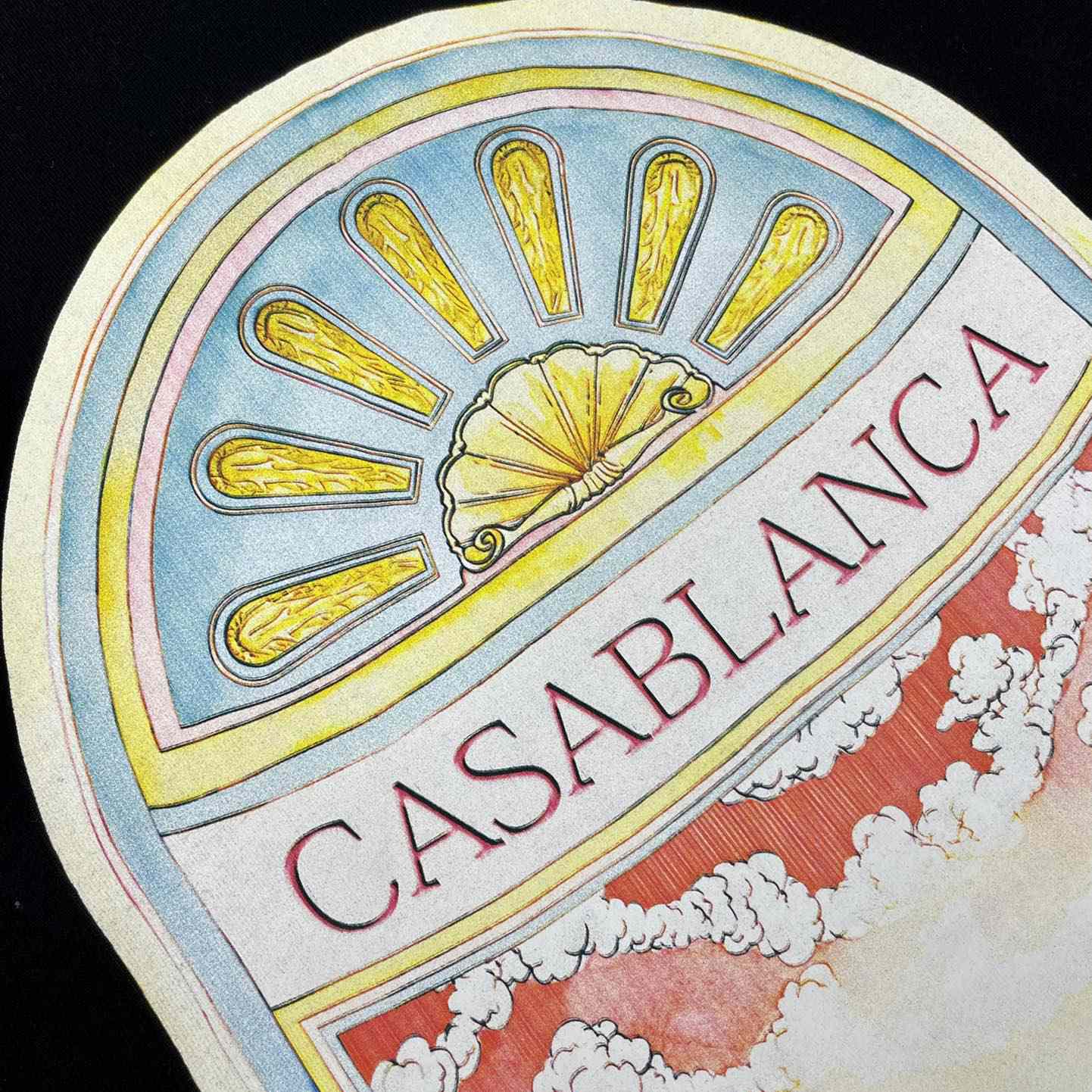 Casablanca Cotton Sunrise Print T-Shirt C469 - DesignerGu