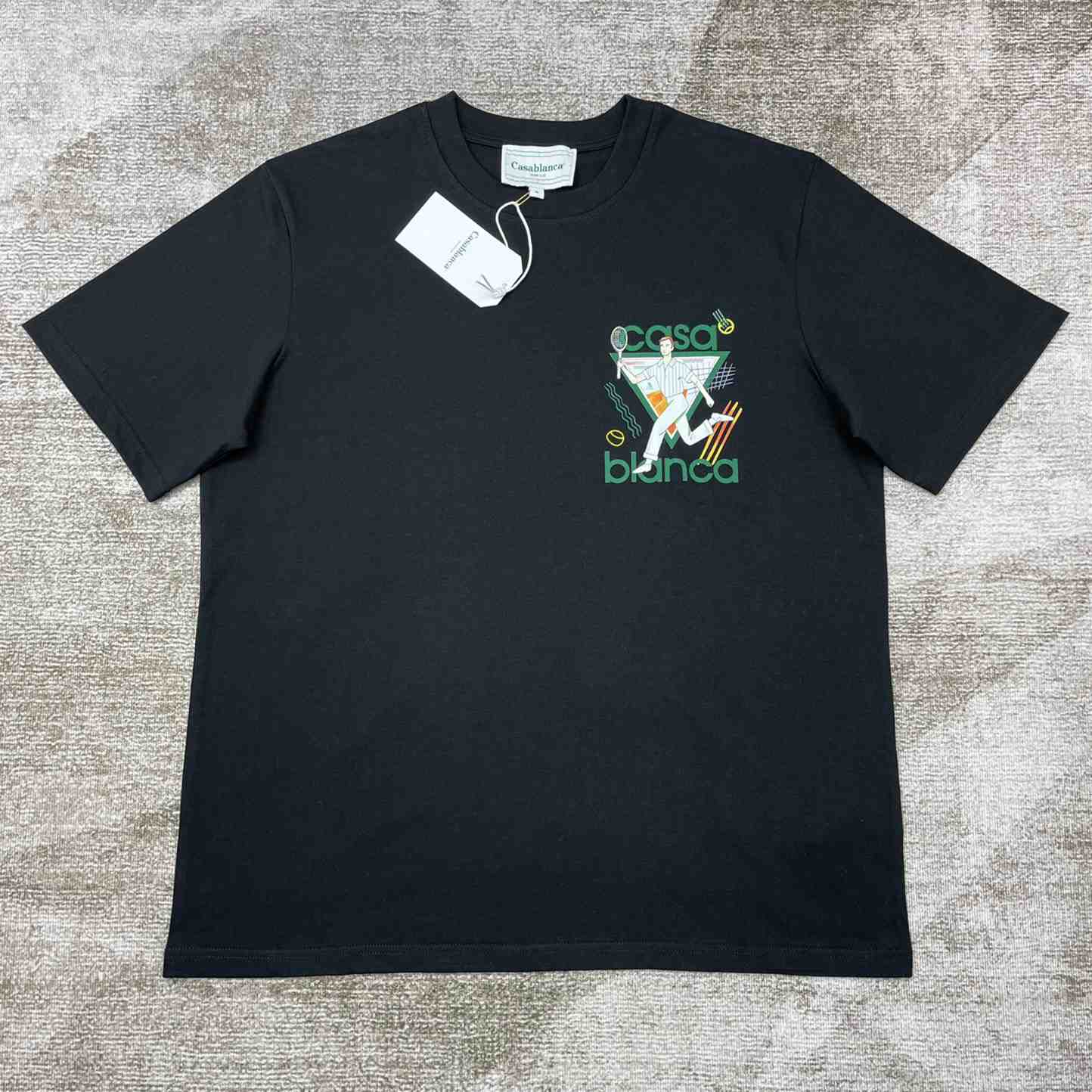 Casablanca Le Jeu T-Shirt 'Black' C749 - DesignerGu