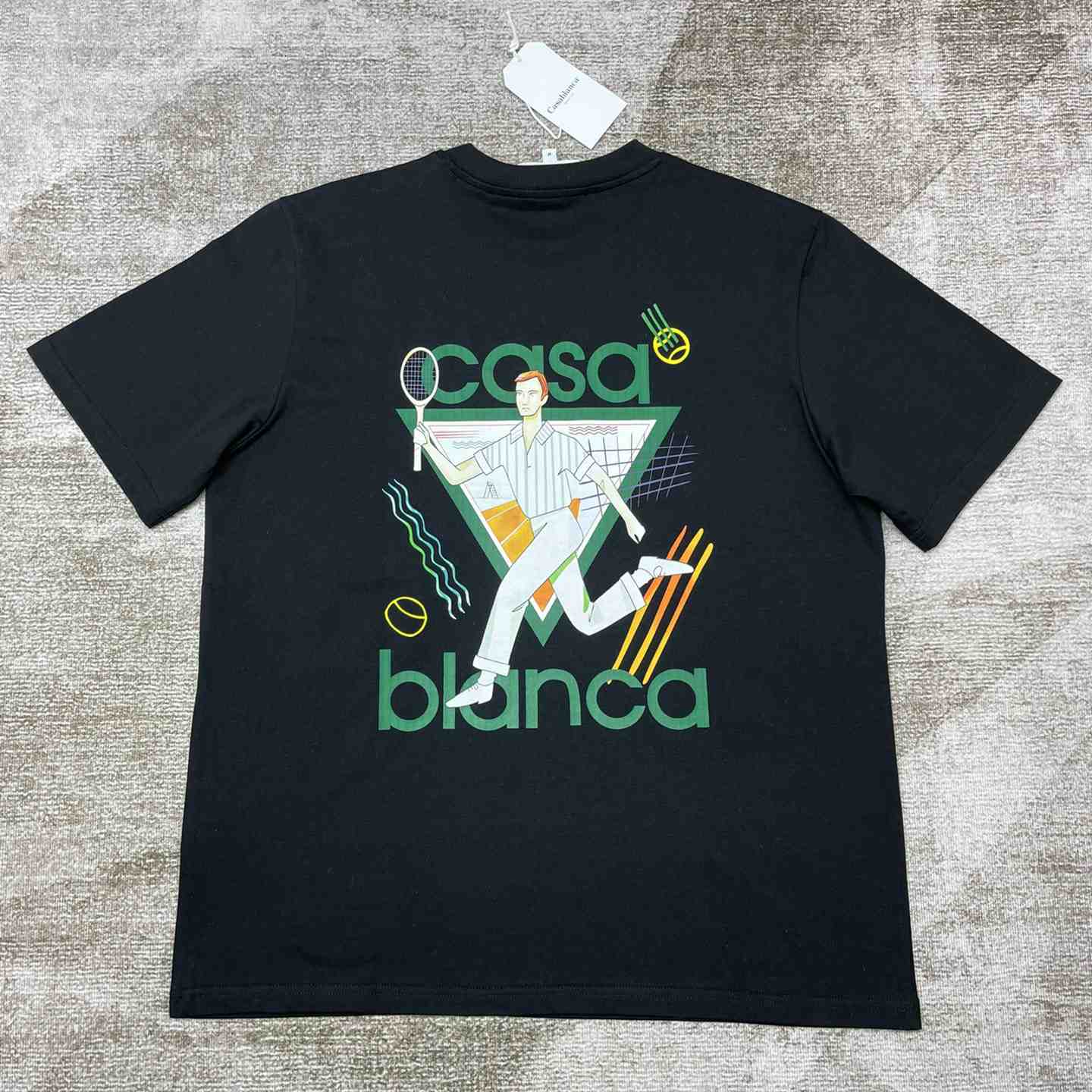 Casablanca Le Jeu T-Shirt 'Black' C749 - DesignerGu