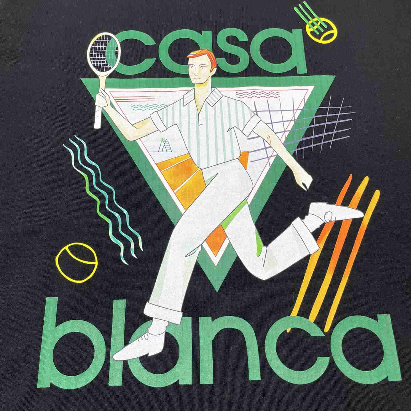 Casablanca Le Jeu T-Shirt 'Black' C749 - DesignerGu