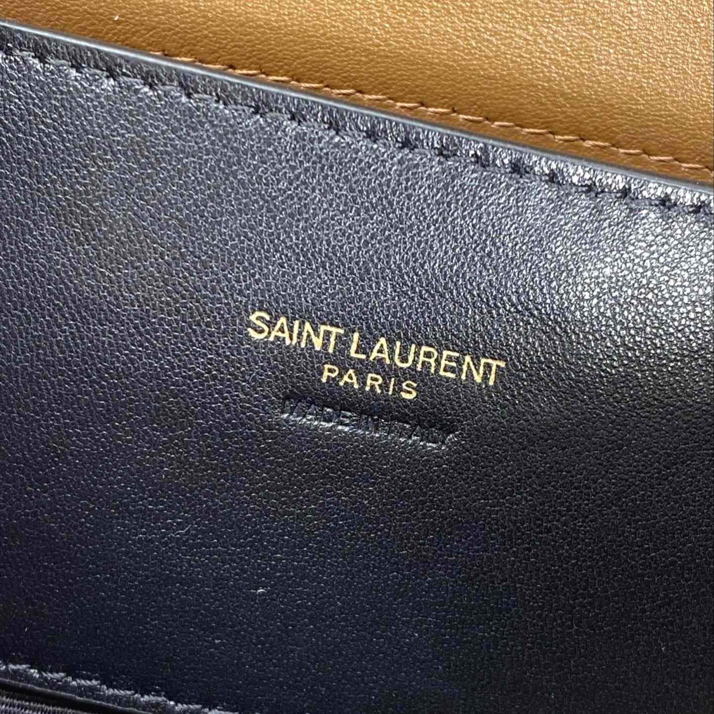 Saint Laurent Loulou Toy Crossbody In Matelasse Suede - DesignerGu