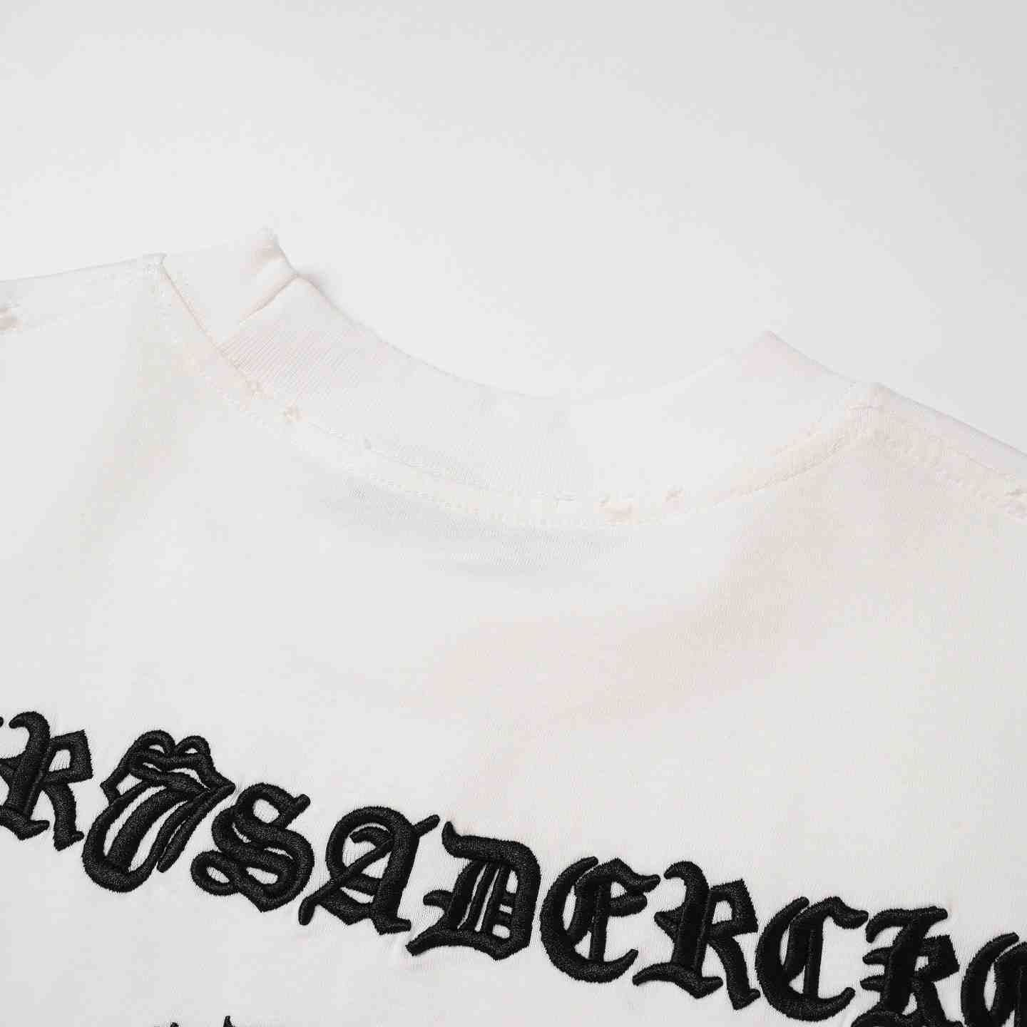 Chrome Hearts Embroidered T-Shirt 'White' - DesignerGu
