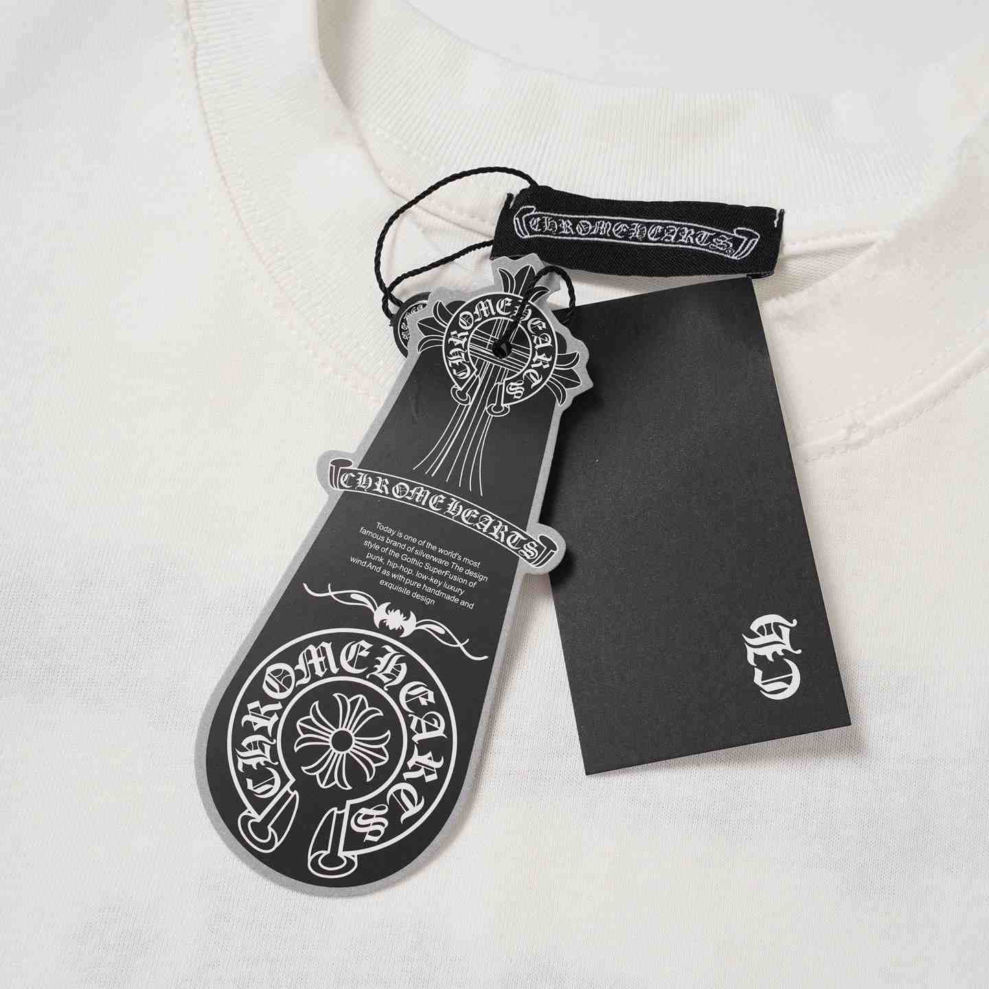 Chrome Hearts Embroidered T-Shirt 'White' - DesignerGu