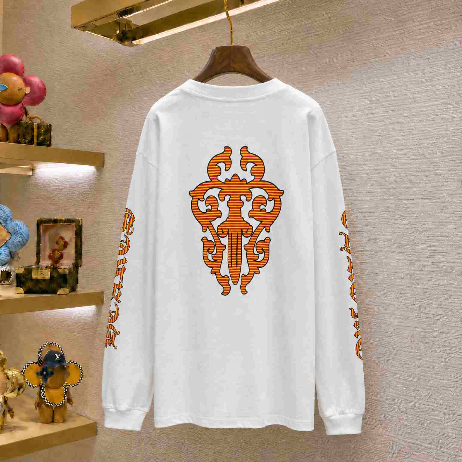 Chrome Hearts Flame Sleeve Long Sleeve  - DesignerGu