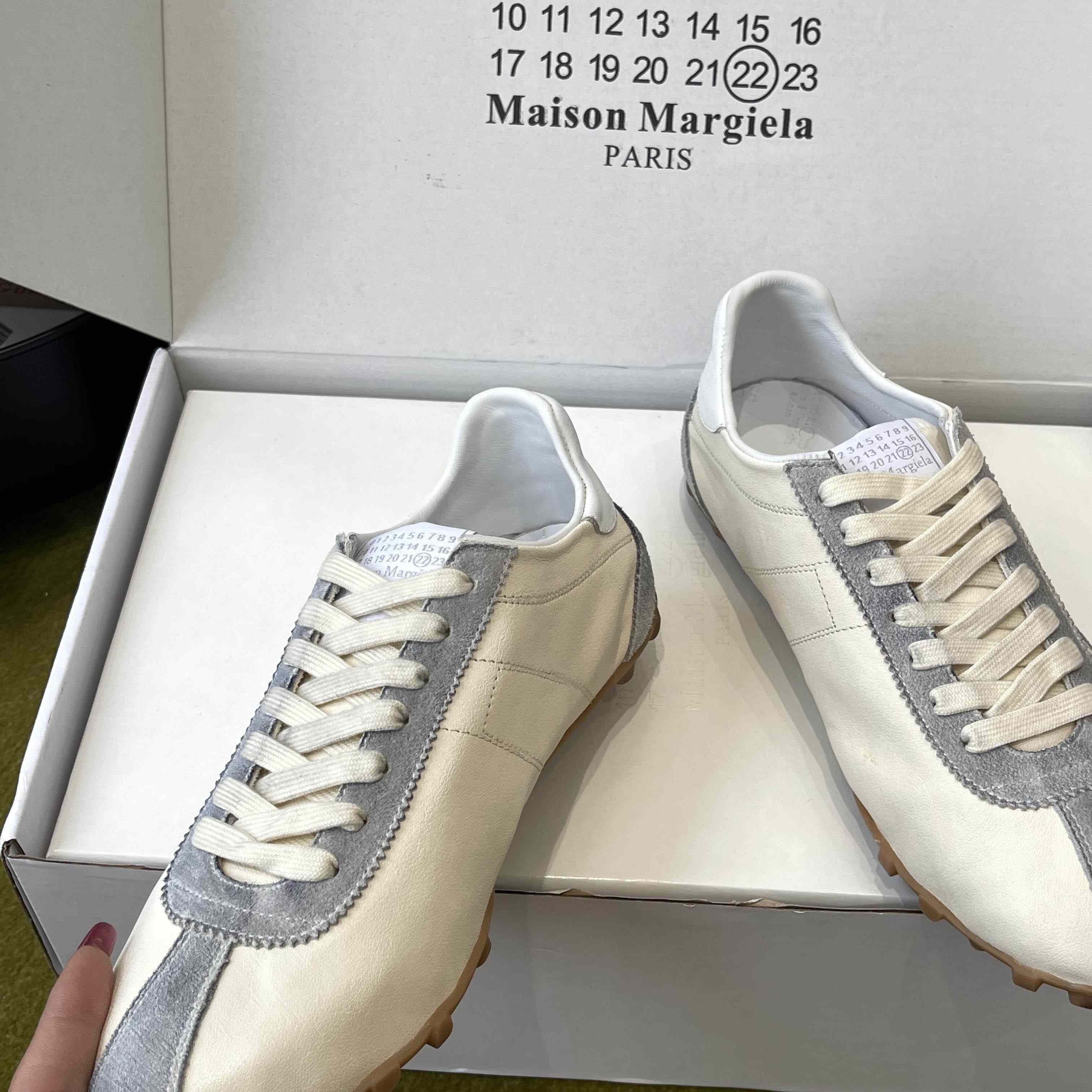Maison Margiela  Off-White Sprinters Sneakers - DesignerGu