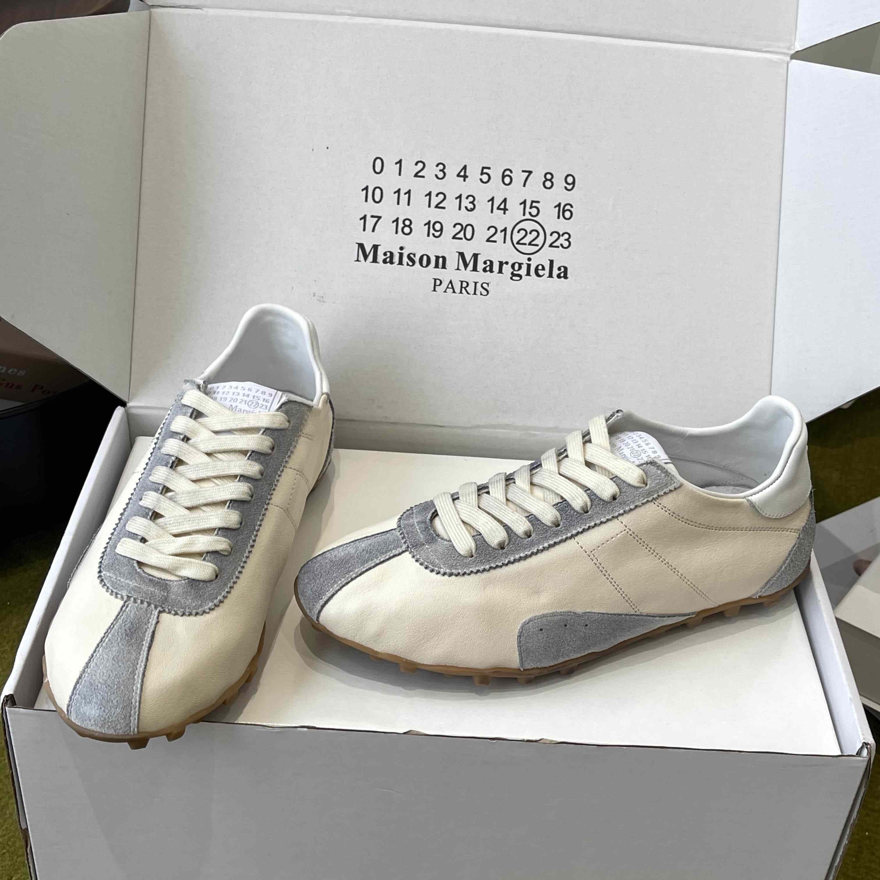 Maison Margiela  Off-White Sprinters Sneakers - DesignerGu