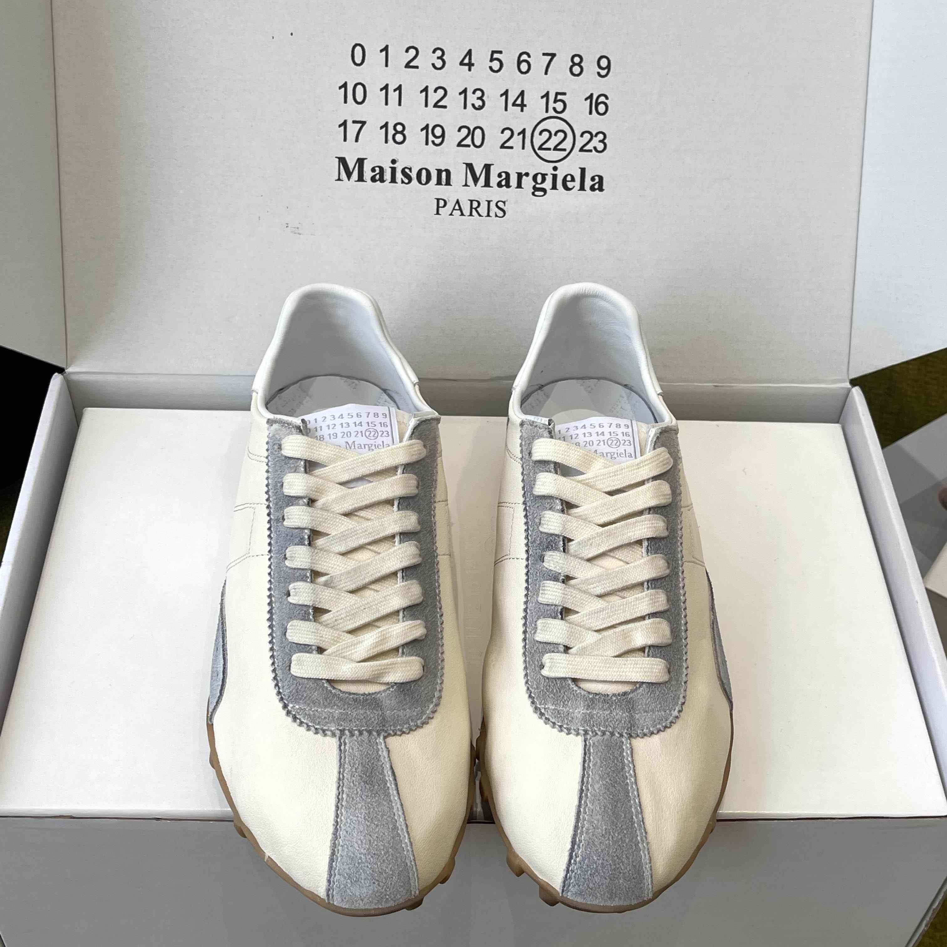 Maison Margiela  Off-White Sprinters Sneakers - DesignerGu