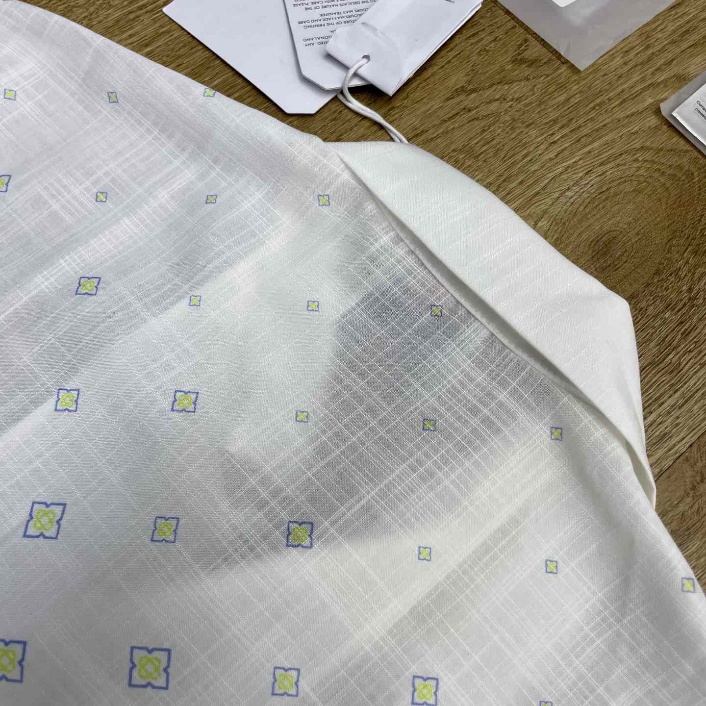 Casablanca Degrade Monogram Short Sleeve Linen Shirt CA3582 - DesignerGu