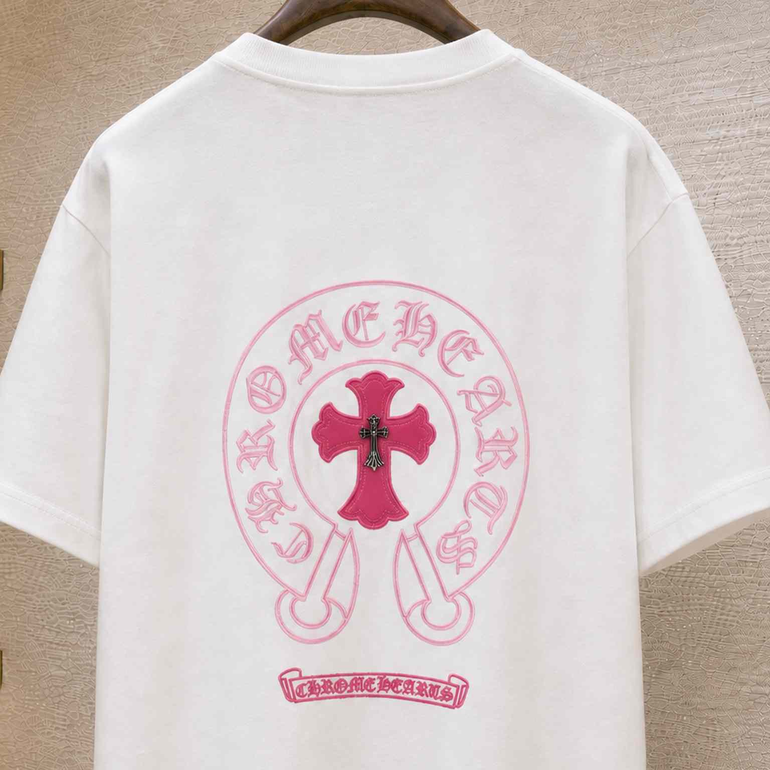 Chrome Hearts  Croce Heart Cross T-shirt - DesignerGu