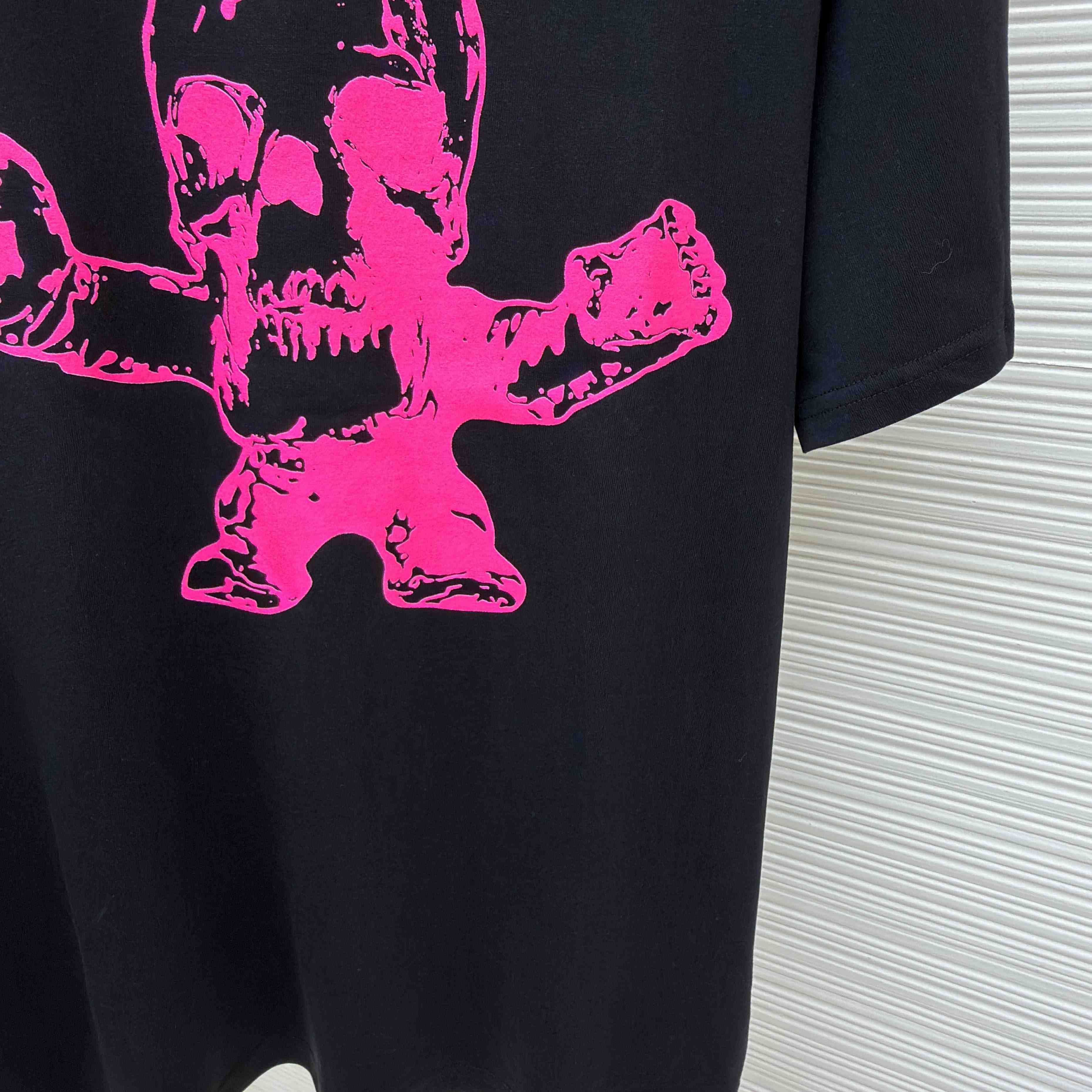Chrome Hearts Foti Logo Short-Sleeve T-Shirt 'Black/Pink' - DesignerGu