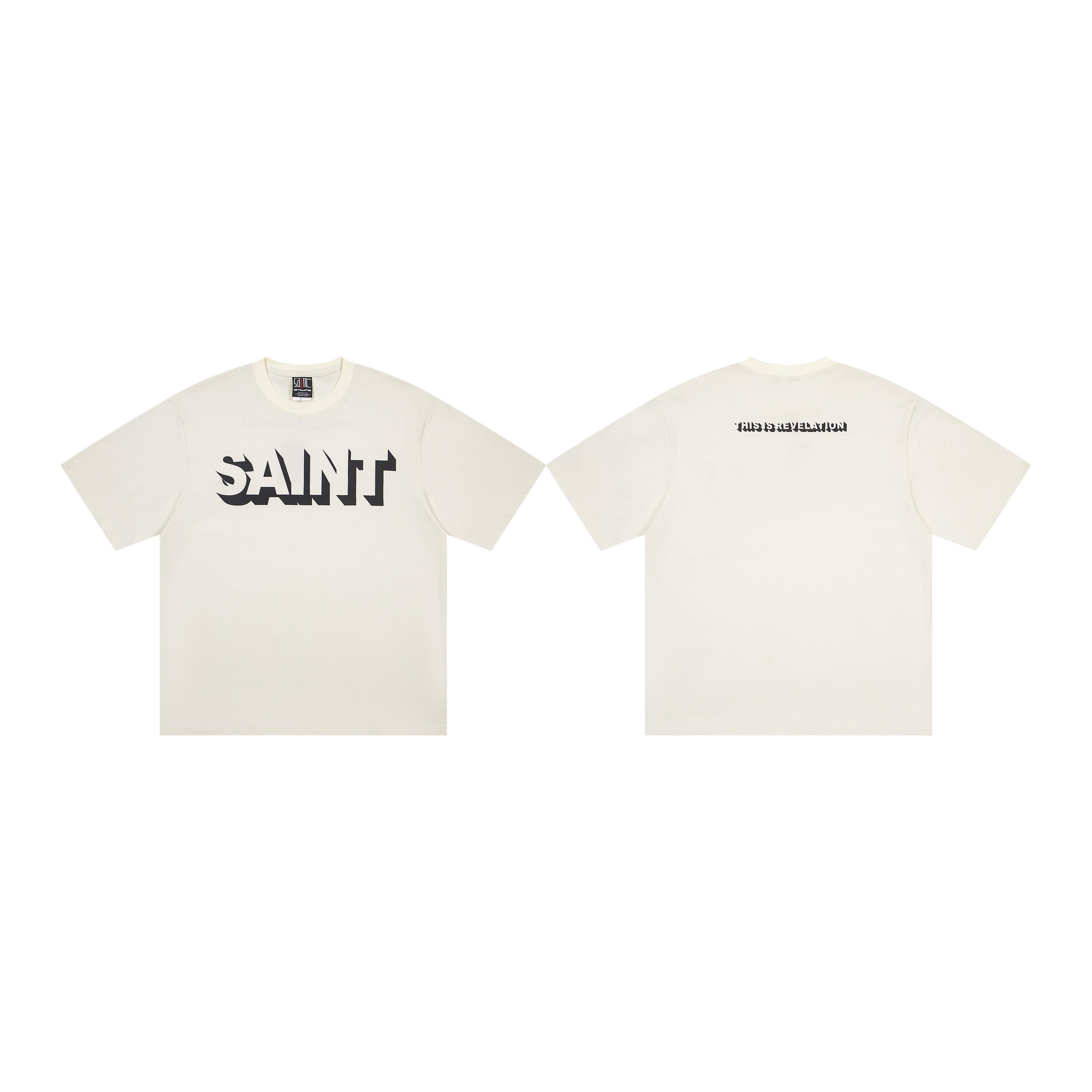 Saint Michael  Saint Short-Sleeve Tee 'White' - DesignerGu