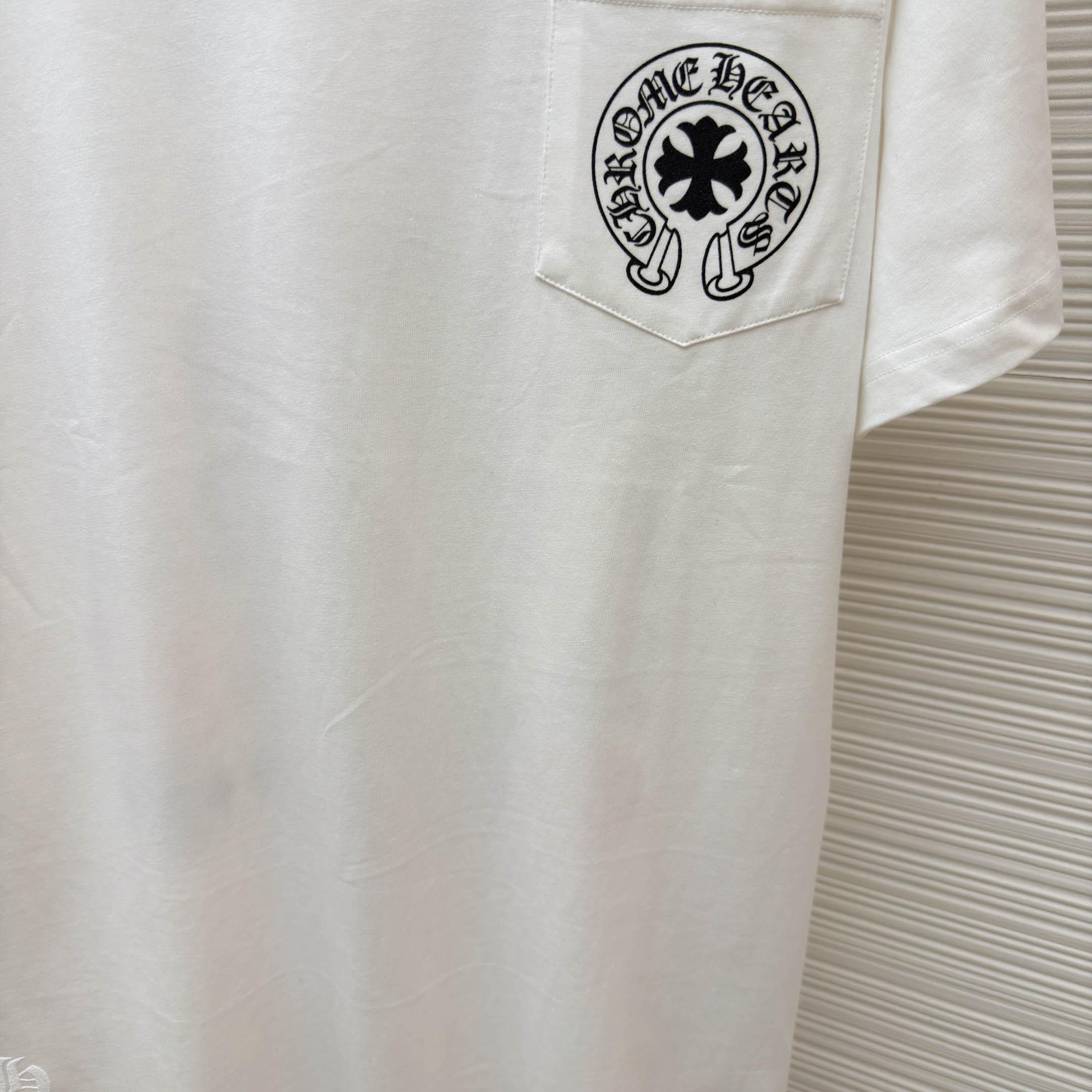 Chrome Hearts Tokyo Eye Chart Pocket T-Shirt - DesignerGu