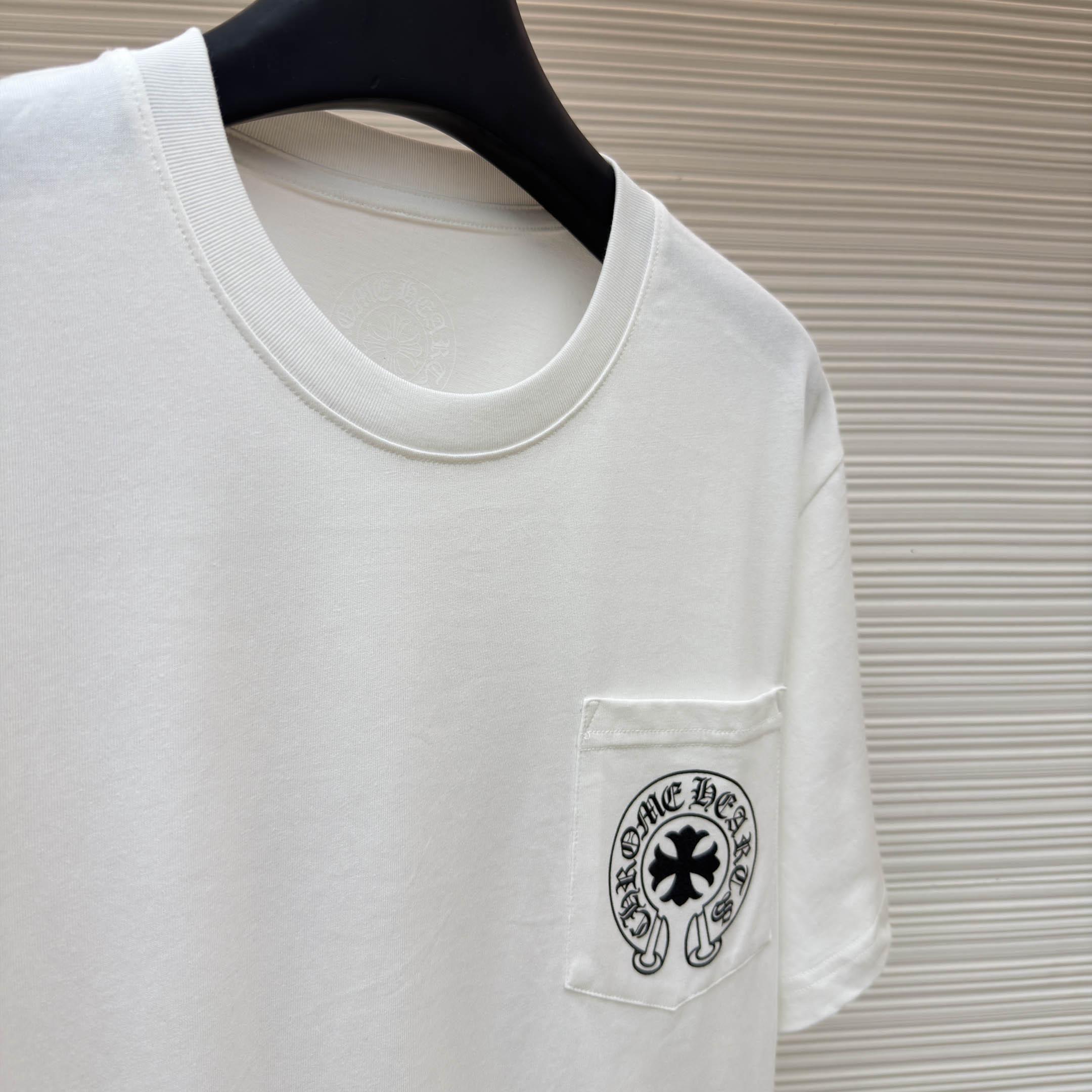 Chrome Hearts Tokyo Eye Chart Pocket T-Shirt - DesignerGu