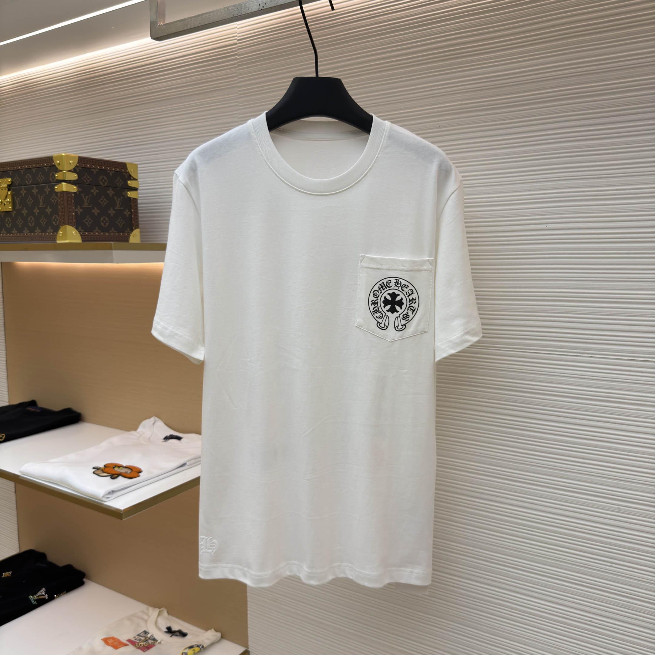Chrome Hearts Tokyo Eye Chart Pocket T-Shirt - DesignerGu