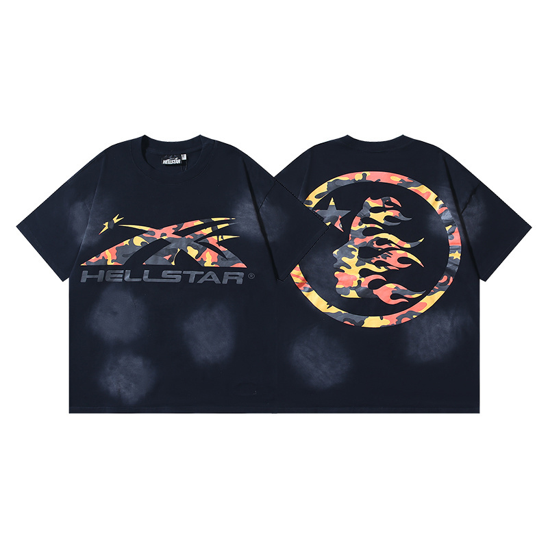 Hellstar Classic Black/Red Tee - DesignerGu