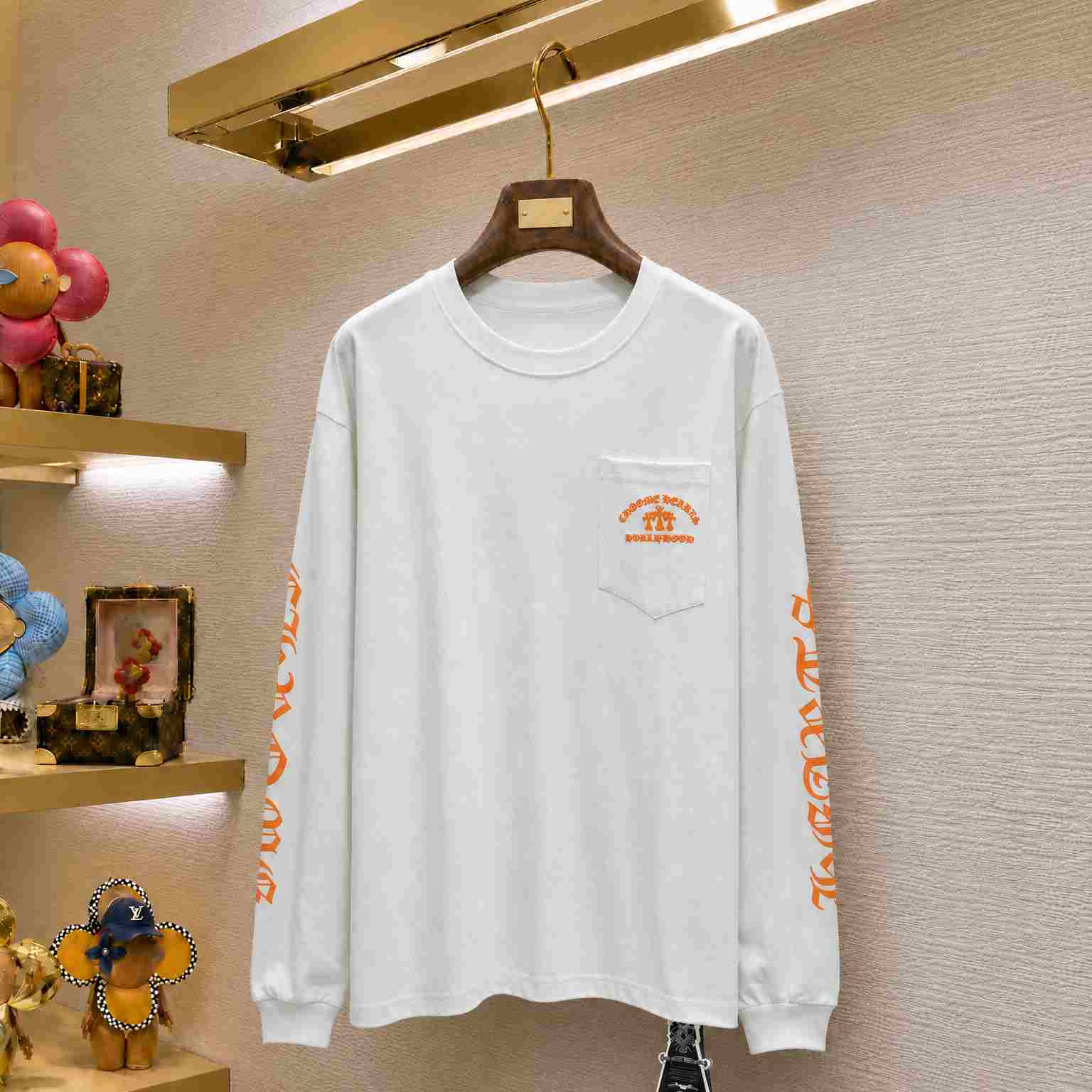 Chrome Hearts Hollywood Long Sleeve T-Shirt - DesignerGu