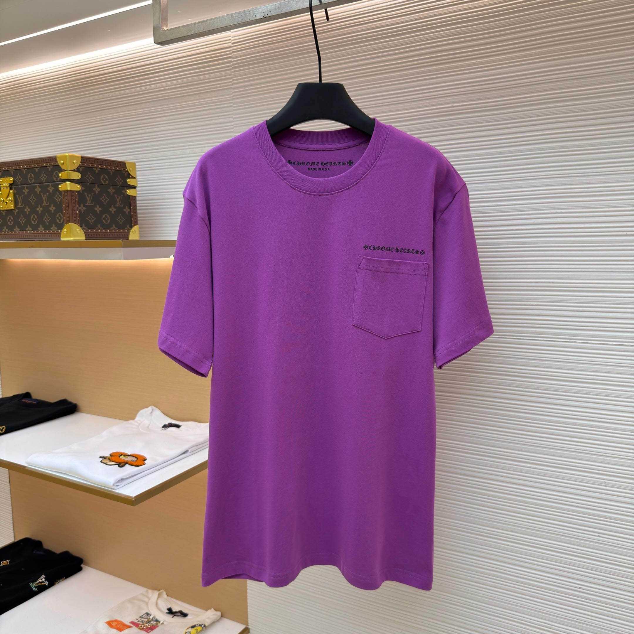 Chrome Hearts x Matty Boy Spider Web T-Shirt 'Purple' - DesignerGu