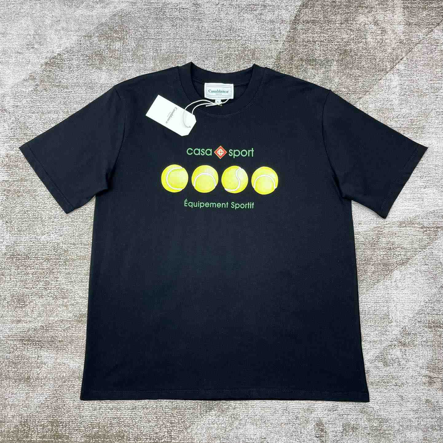 Casablanca Casa Sport Tennis Balls Tee CA5034 - DesignerGu