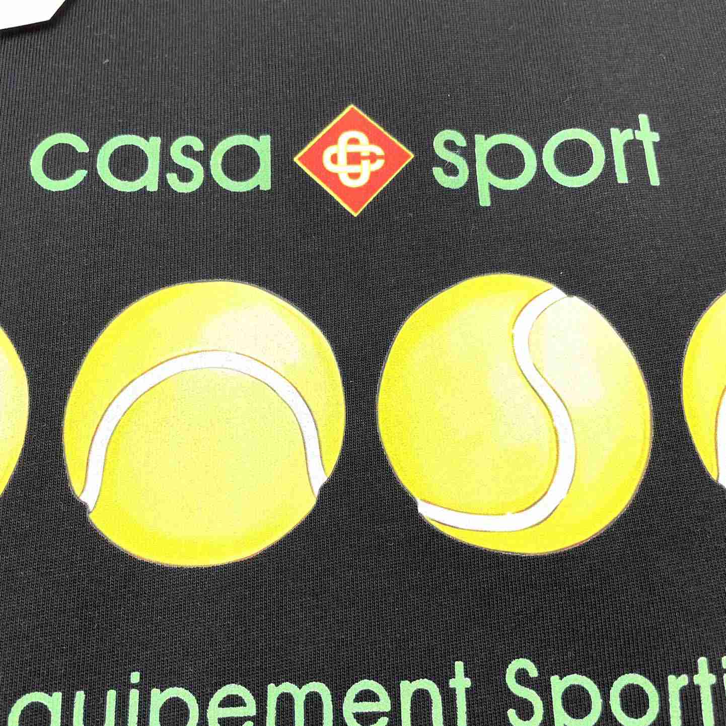 Casablanca Casa Sport Tennis Balls Tee CA5034 - DesignerGu