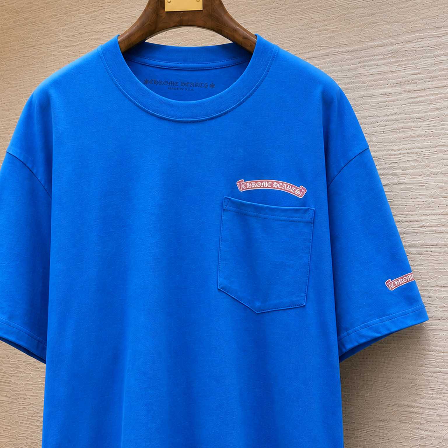 Chrome Hearts  Scroll Label Pocket T-Shirt   - DesignerGu