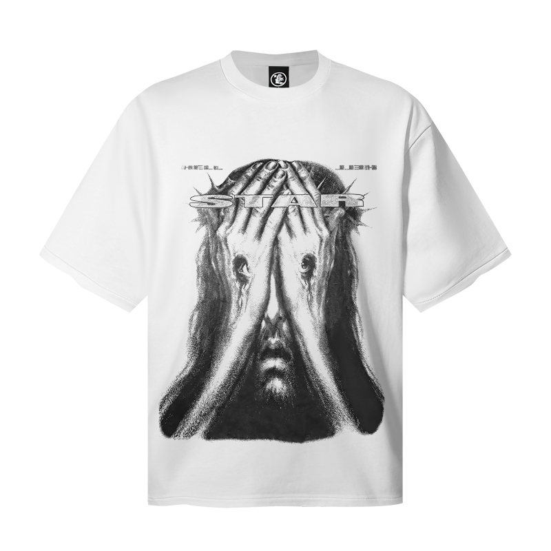 Hellstar Jesus Eyes T-shirt - DesignerGu