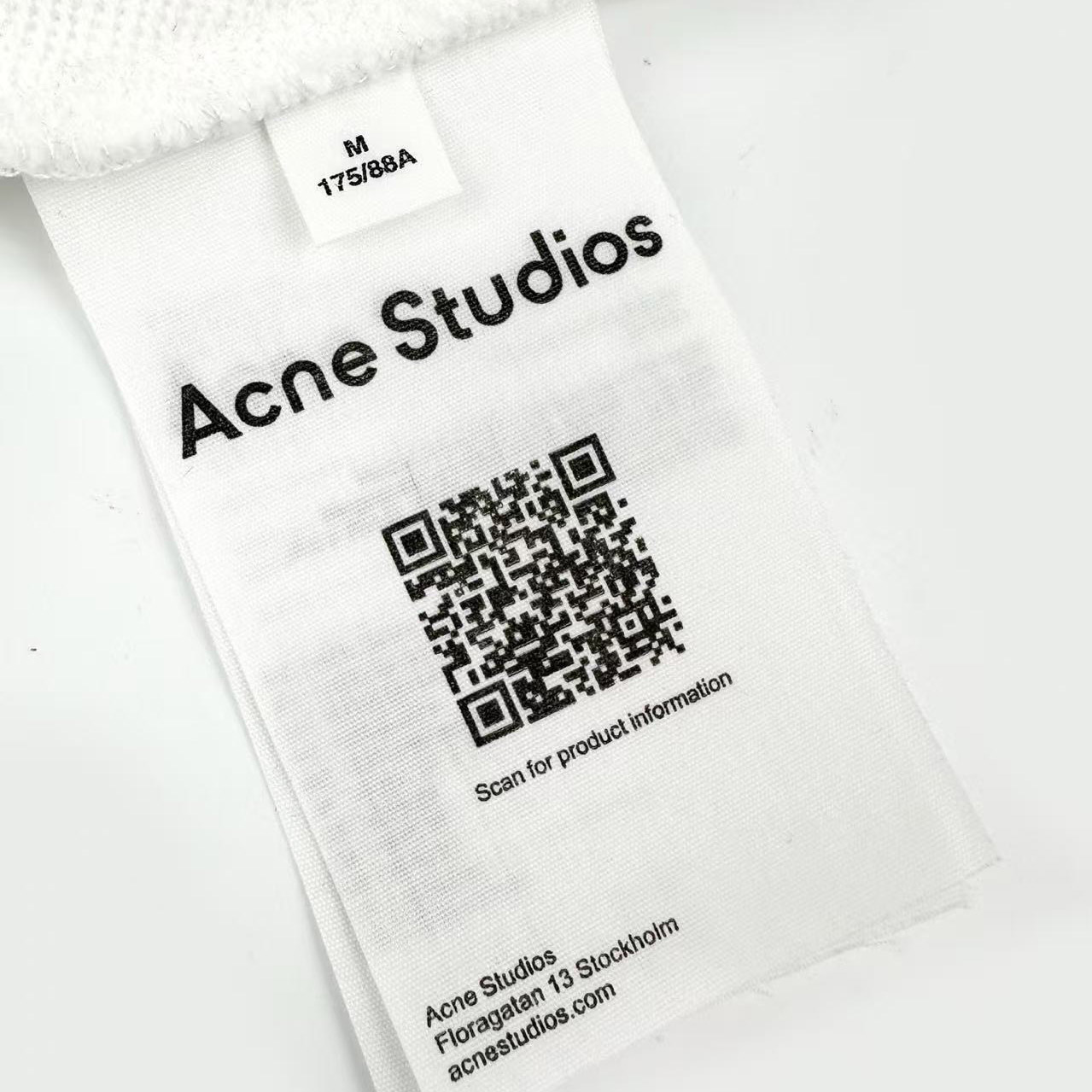 Acne Studios Fleece Logo Hoodie - DesignerGu