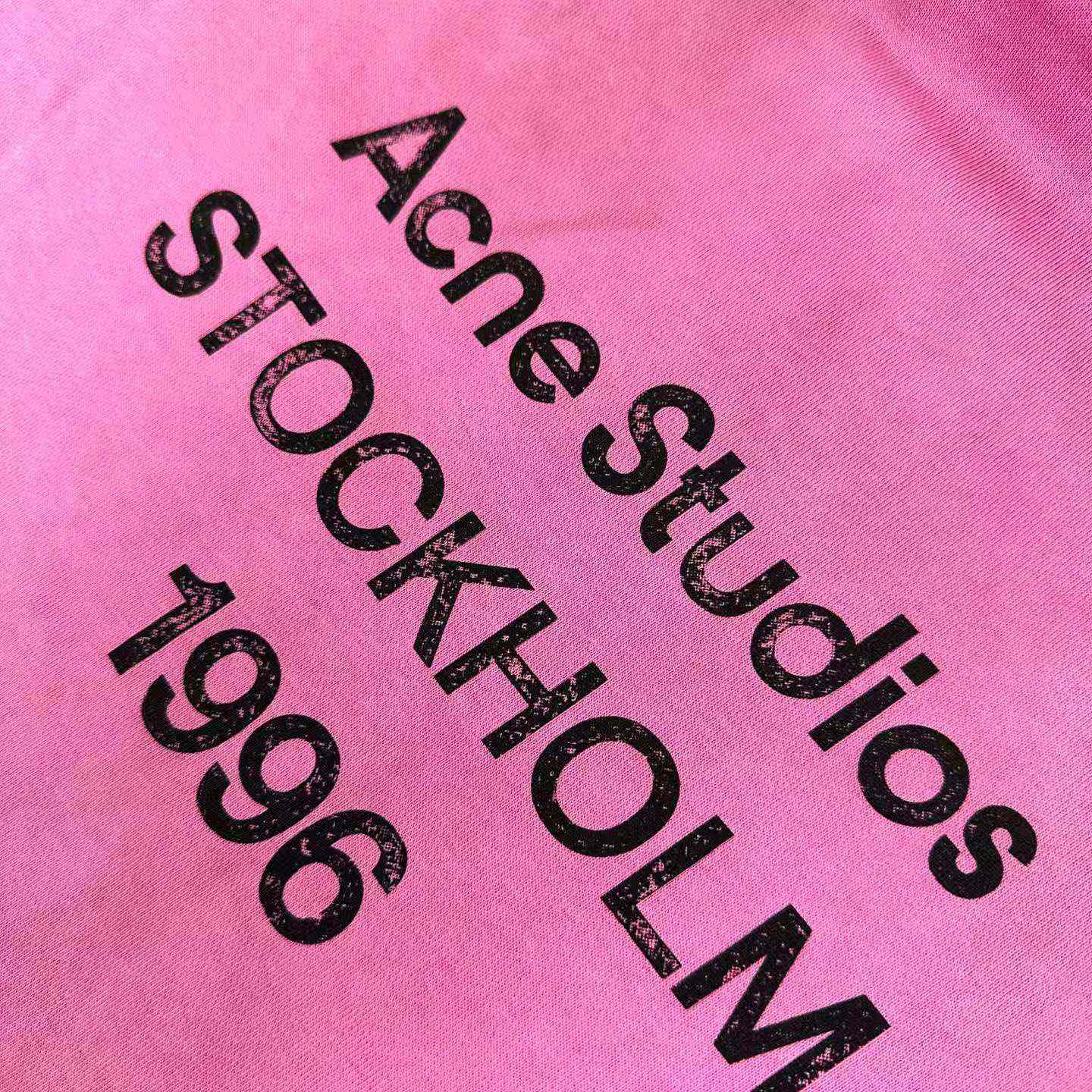 Acne Studios Fleece Logo Hoodie - DesignerGu