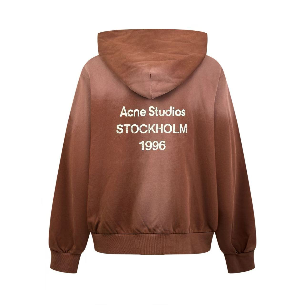 Acne Studios Fleece Logo Hoodie - DesignerGu