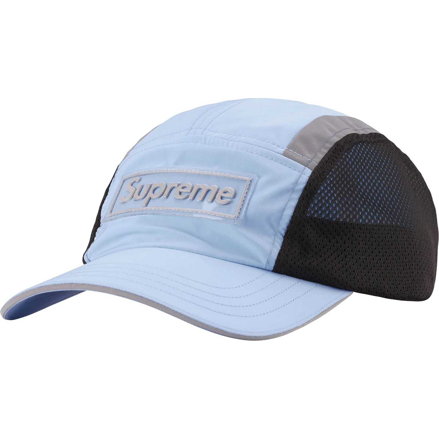 Supreme Side Mesh Camp Cap 'Light Blue' - DesignerGu