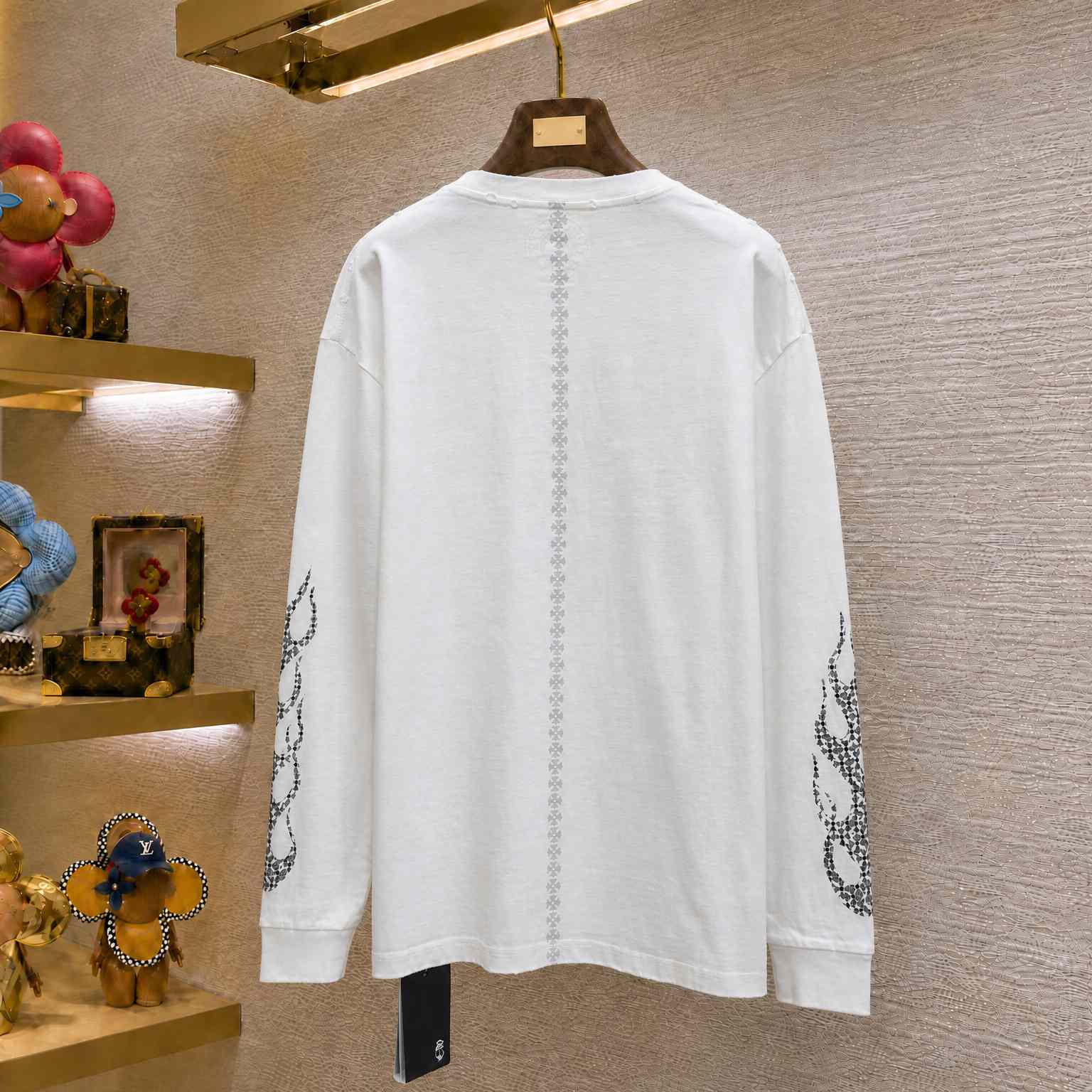 Chrome Hearts Flame Sleeve Long Sleeve  - DesignerGu