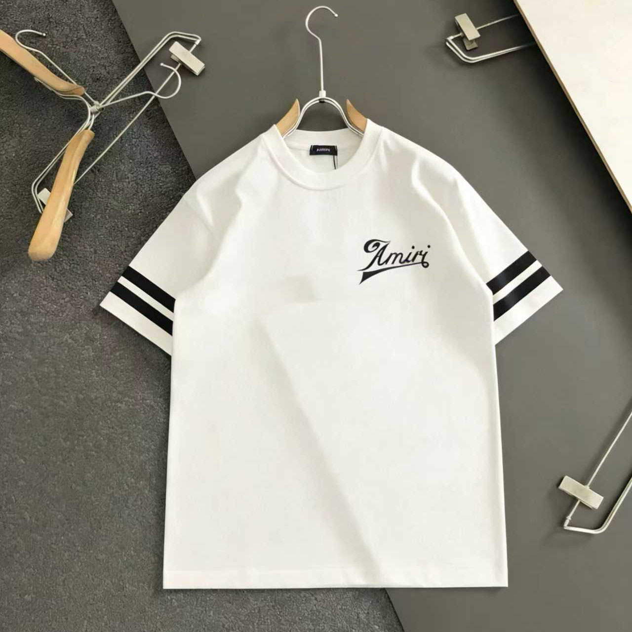 Amiri Cotton Baseball T-Shirt - DesignerGu