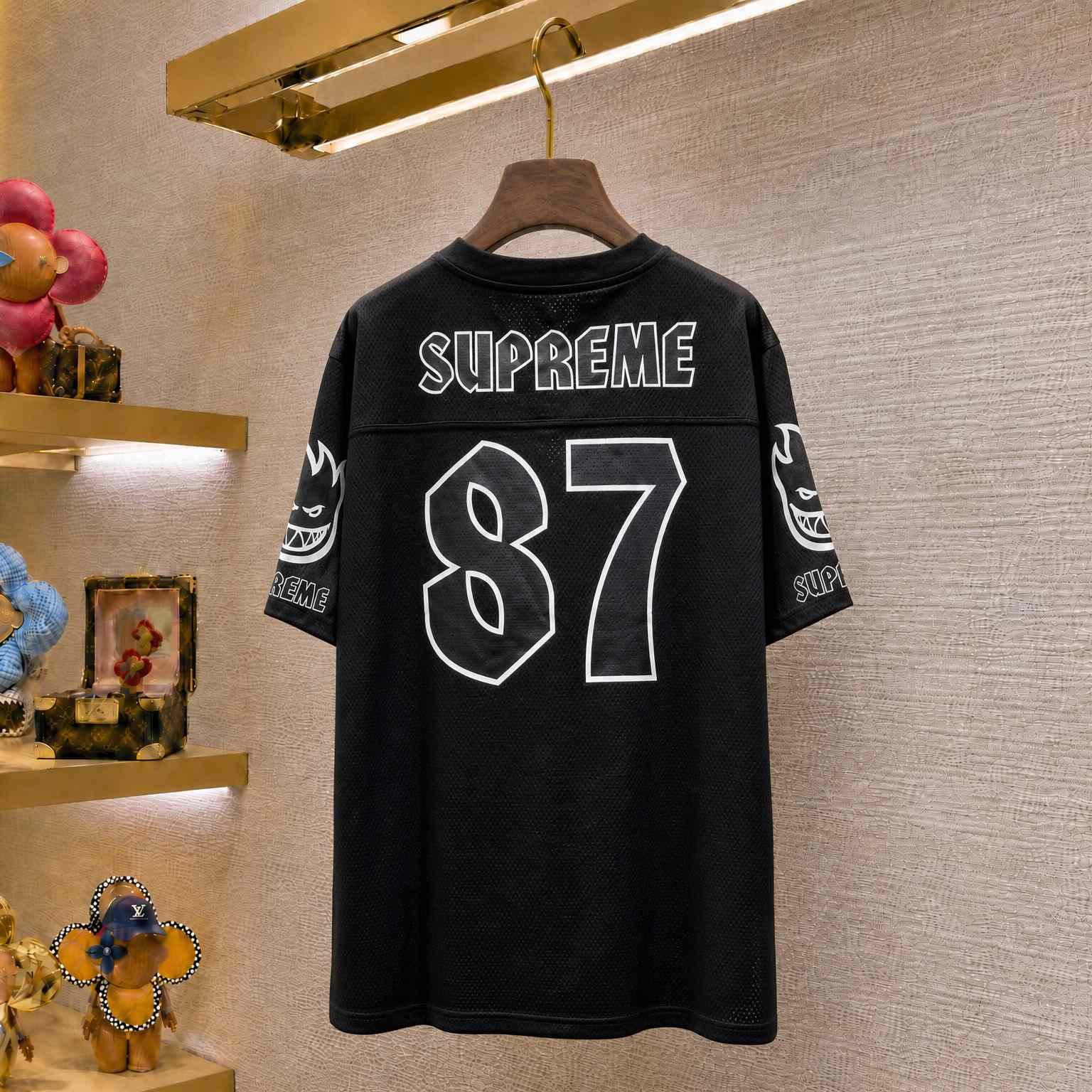 Supreme x Spitfire Jersey 'Black' - DesignerGu