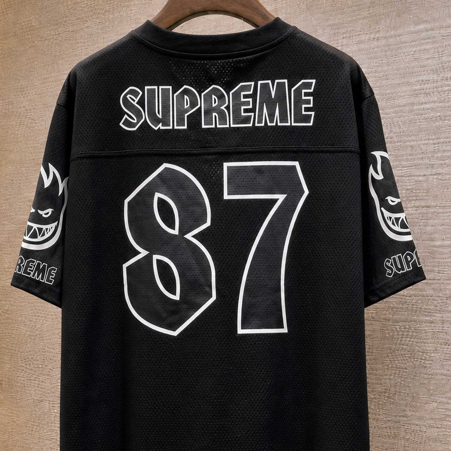 Supreme x Spitfire Jersey 'Black' - DesignerGu