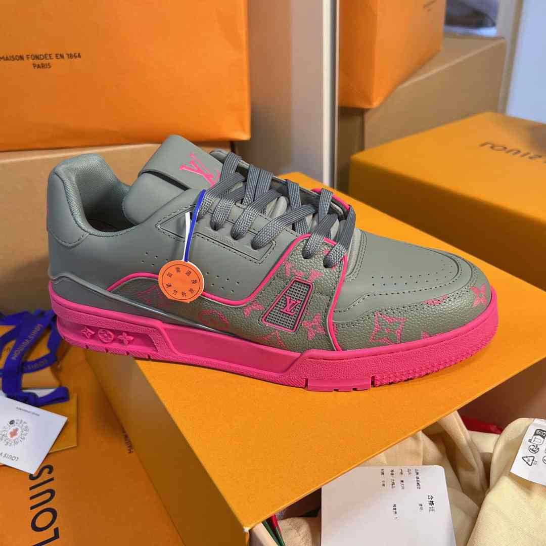 Louis Vuitton LV Trainer Sneaker 1AHTPD（upon uk size） - DesignerGu
