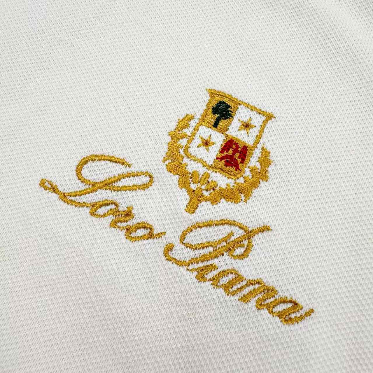 Loro Piana  Crew Neck Polo Shirt - DesignerGu