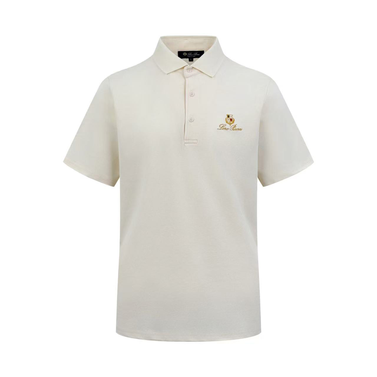 Loro Piana  Crew Neck Polo Shirt - DesignerGu
