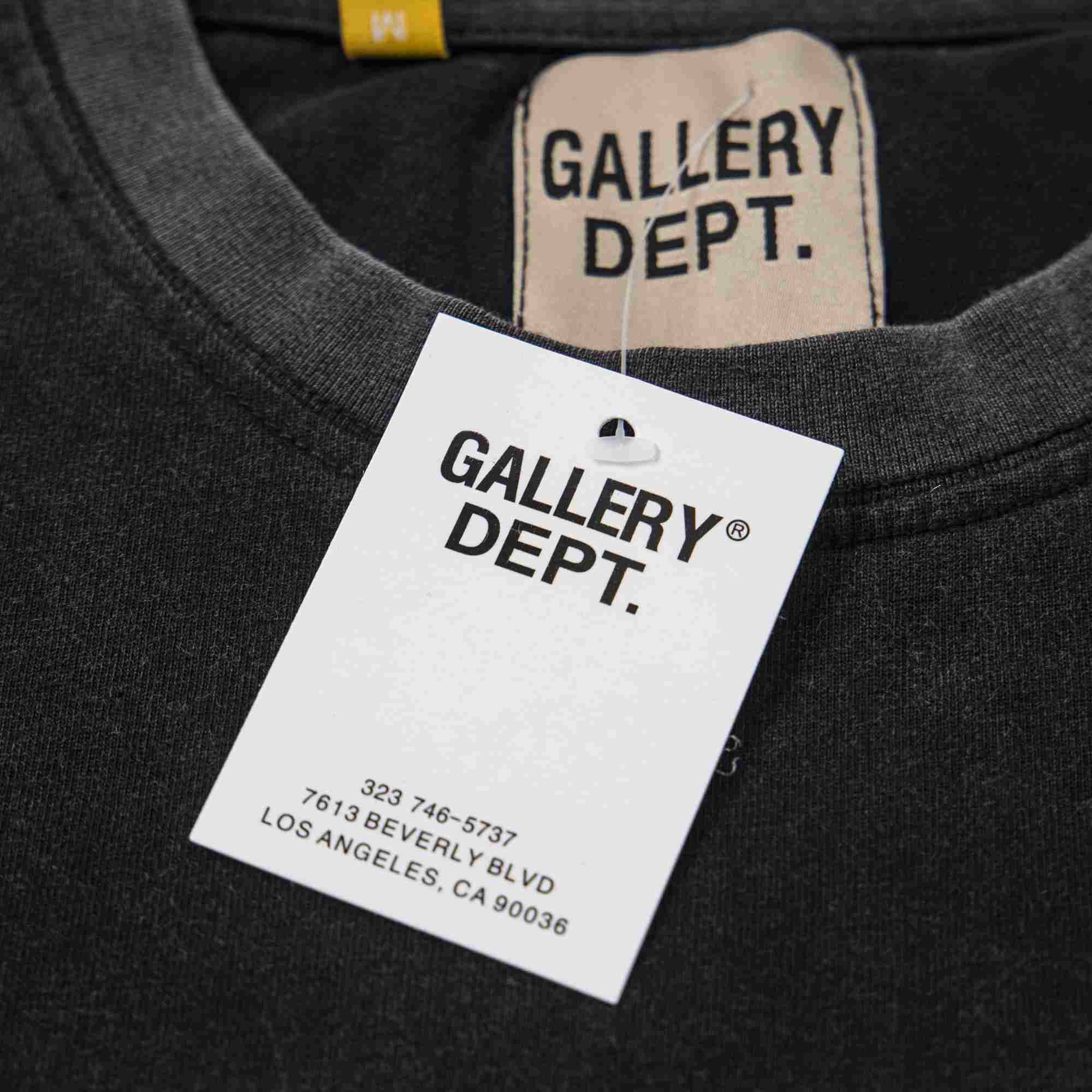 Gallery Dept. Supply Tee 'Vintage Black' - DesignerGu