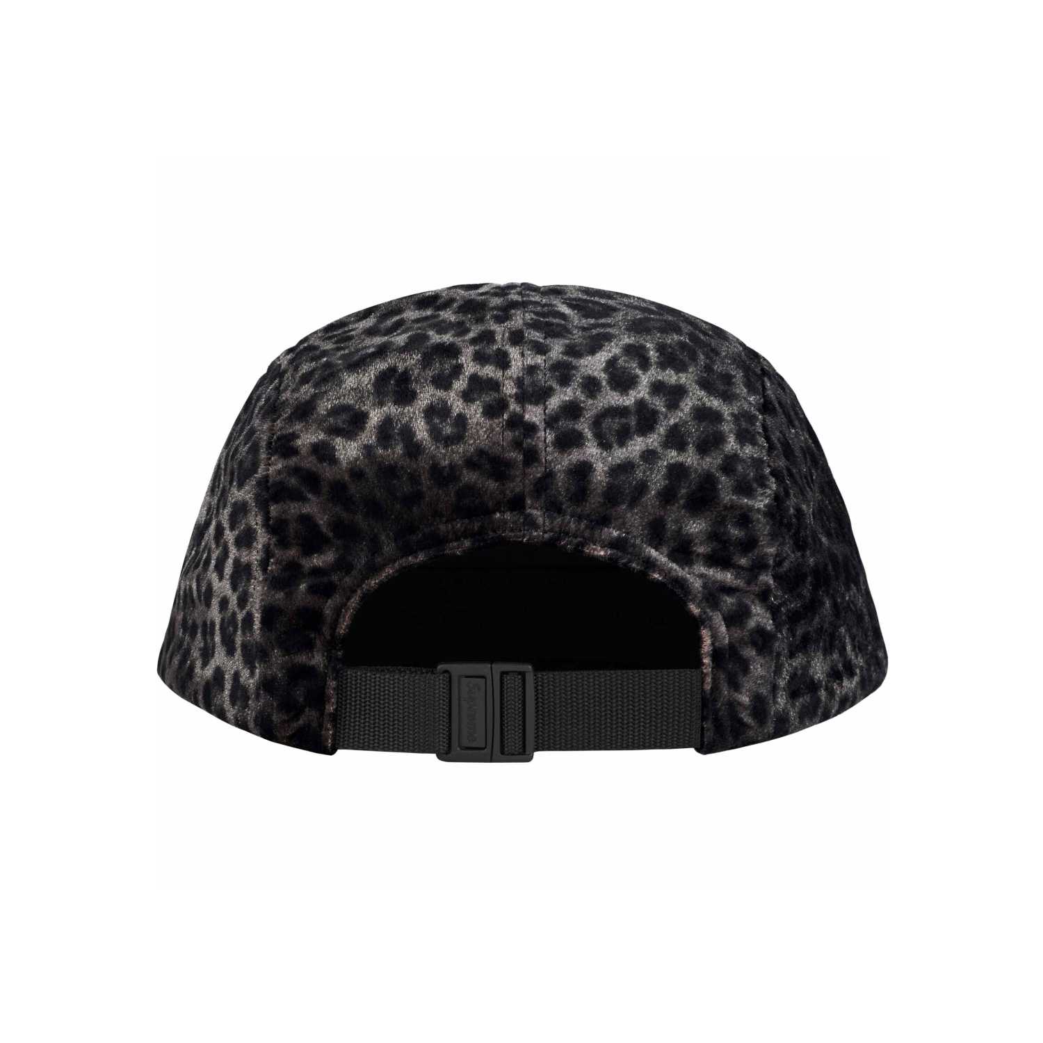 Supreme Leopard Velvet Camp Cap 'Black' - DesignerGu