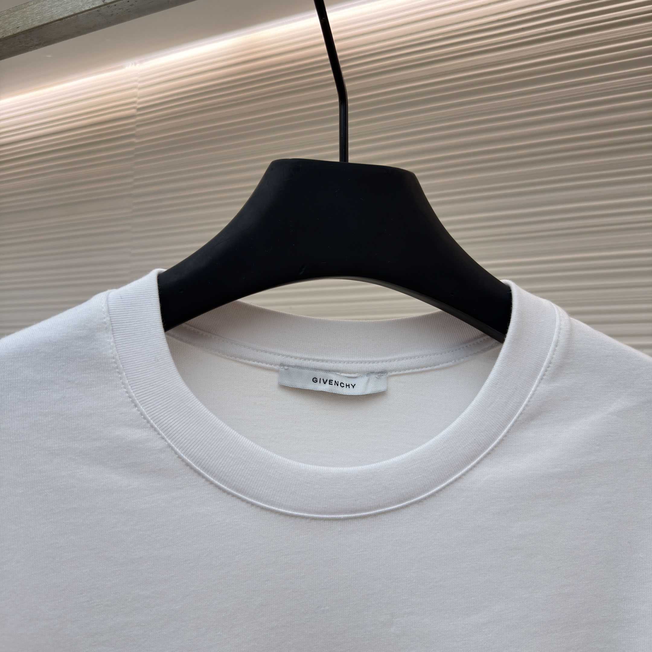 Givenchy T-Shirt In Cotton with Stamp Print - DesignerGu