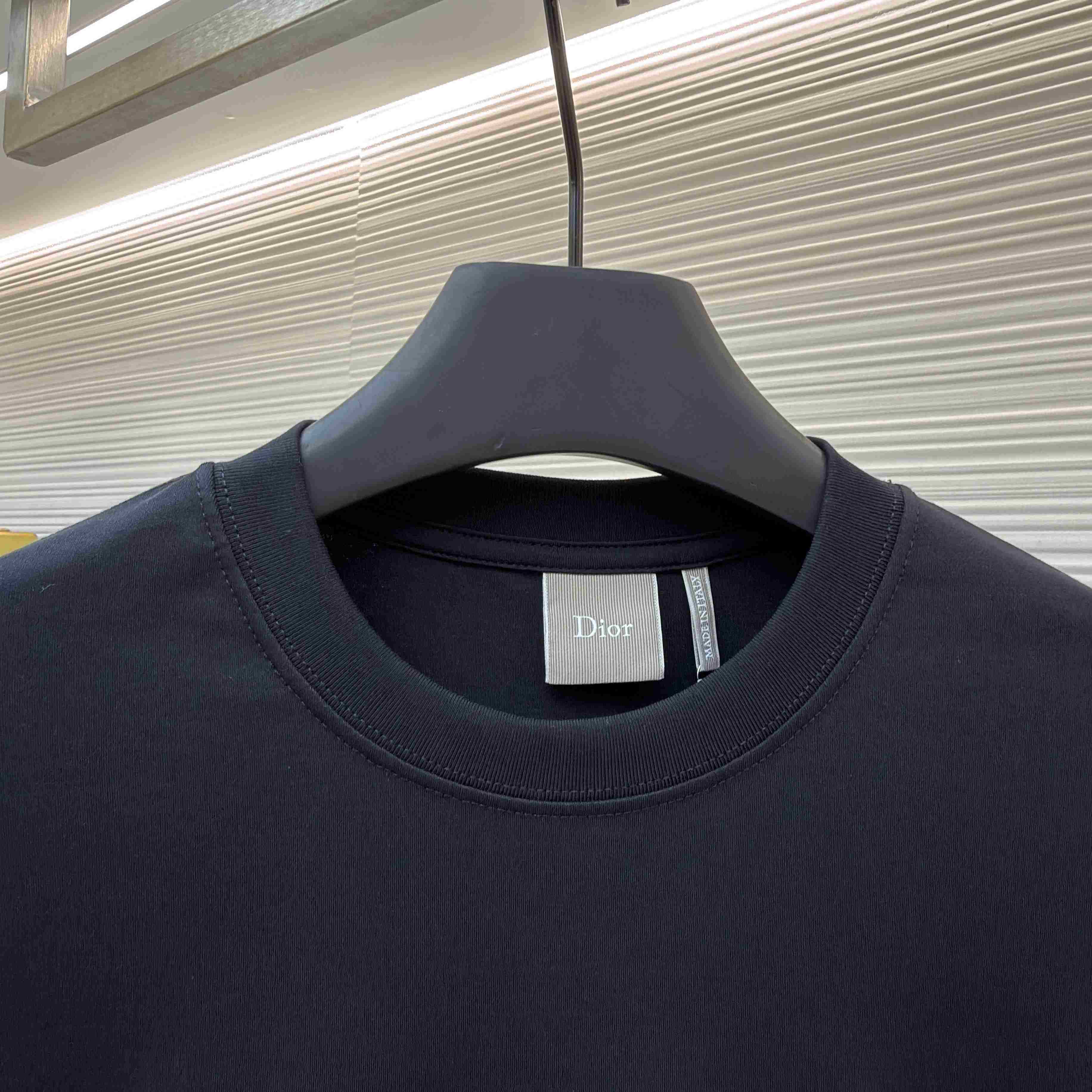 Dior T-shirt Met Borduursel, Relaxed-Fit - DesignerGu